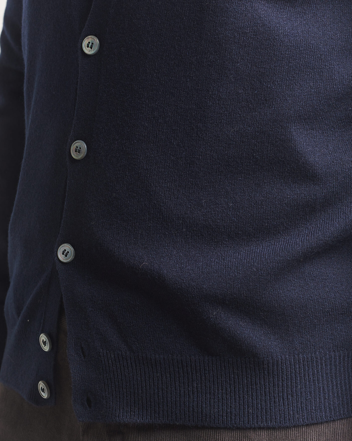 Herre | Gensere | Gran Sasso | Wool/Cashmere Cardigan Navy