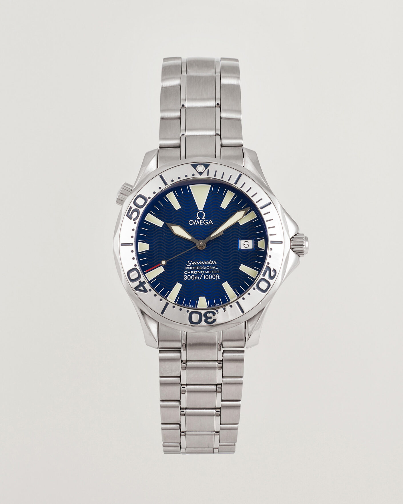 Herre | Pre-Owned & Vintage Watches | Omega Pre-Owned | Seamaster 300M Electric Blue 