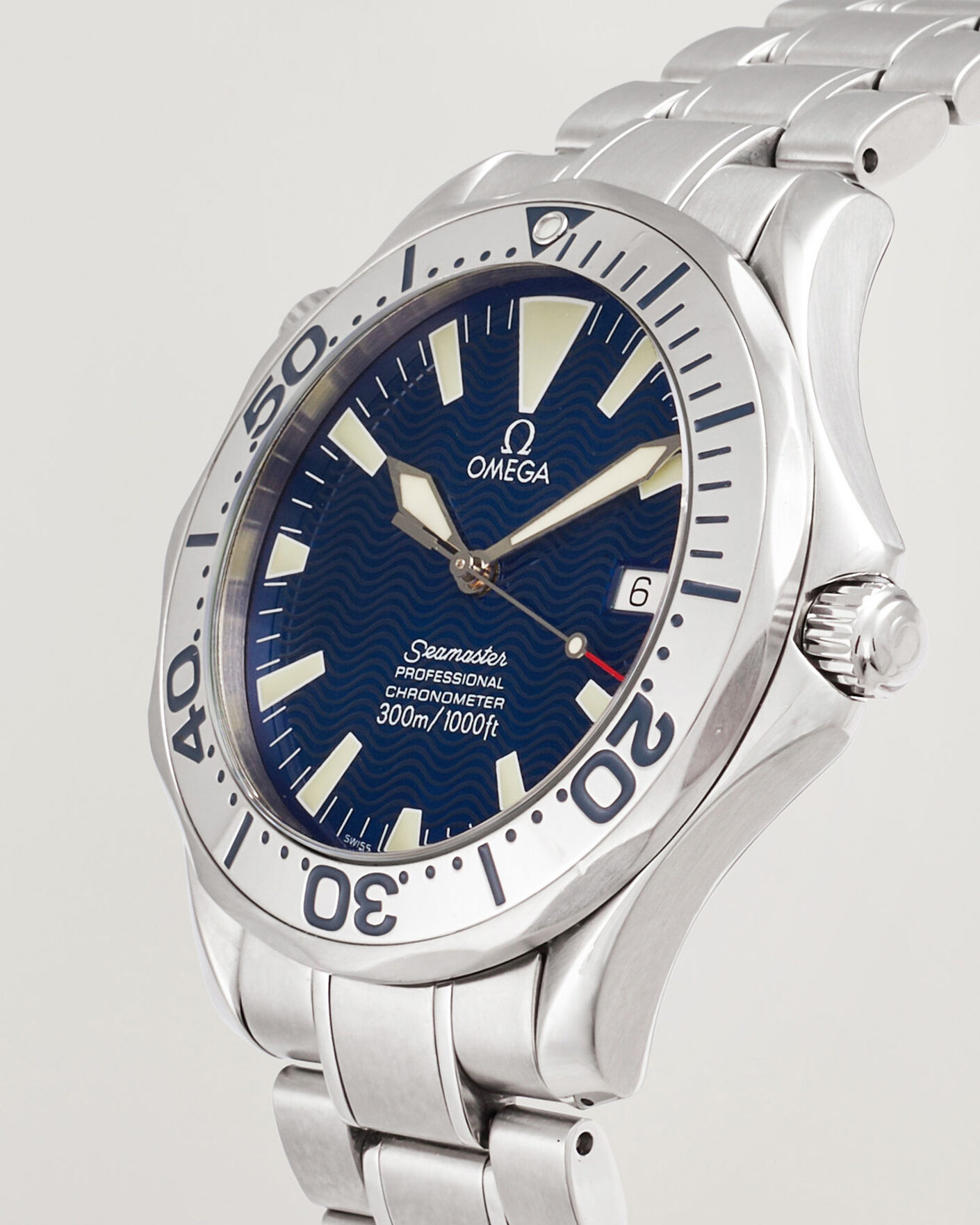 Herre | Pre-Owned & Vintage Watches | Omega Pre-Owned | Seamaster 300M Electric Blue 