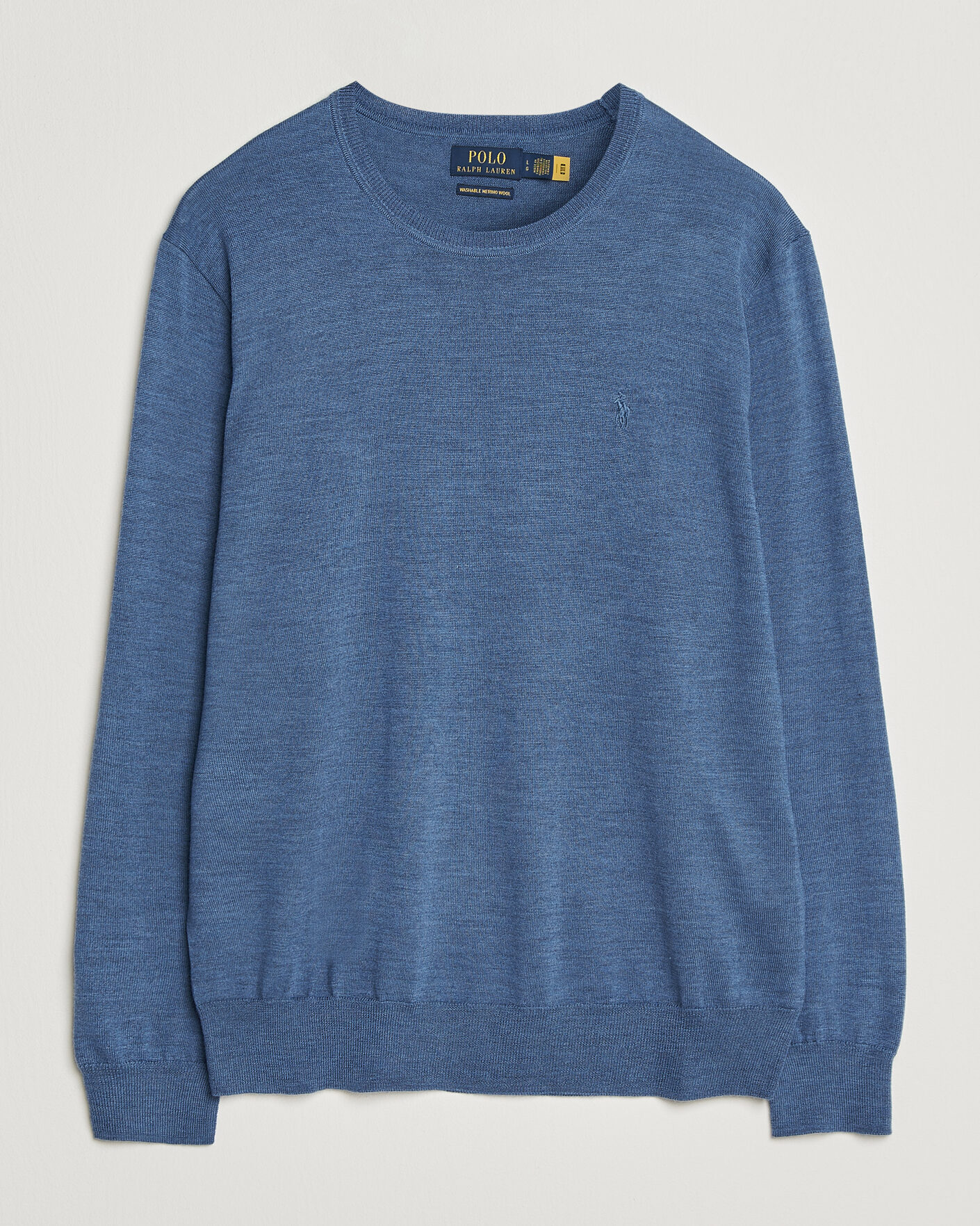 Herre | Gensere | Polo Ralph Lauren | Long Sleeve Pullover Clarity Blue