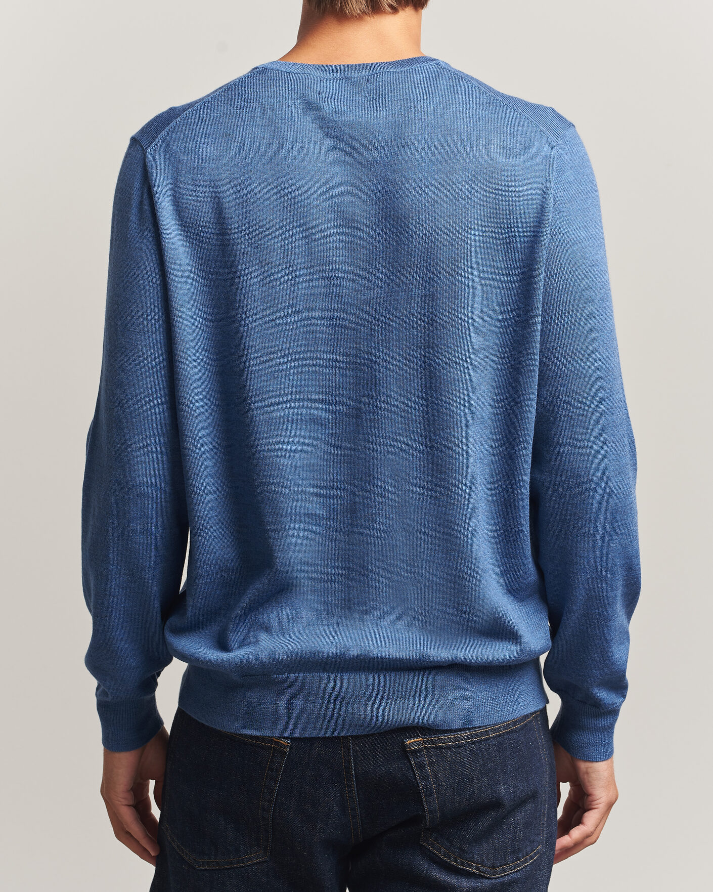 Herre | Gensere | Polo Ralph Lauren | Long Sleeve Pullover Clarity Blue