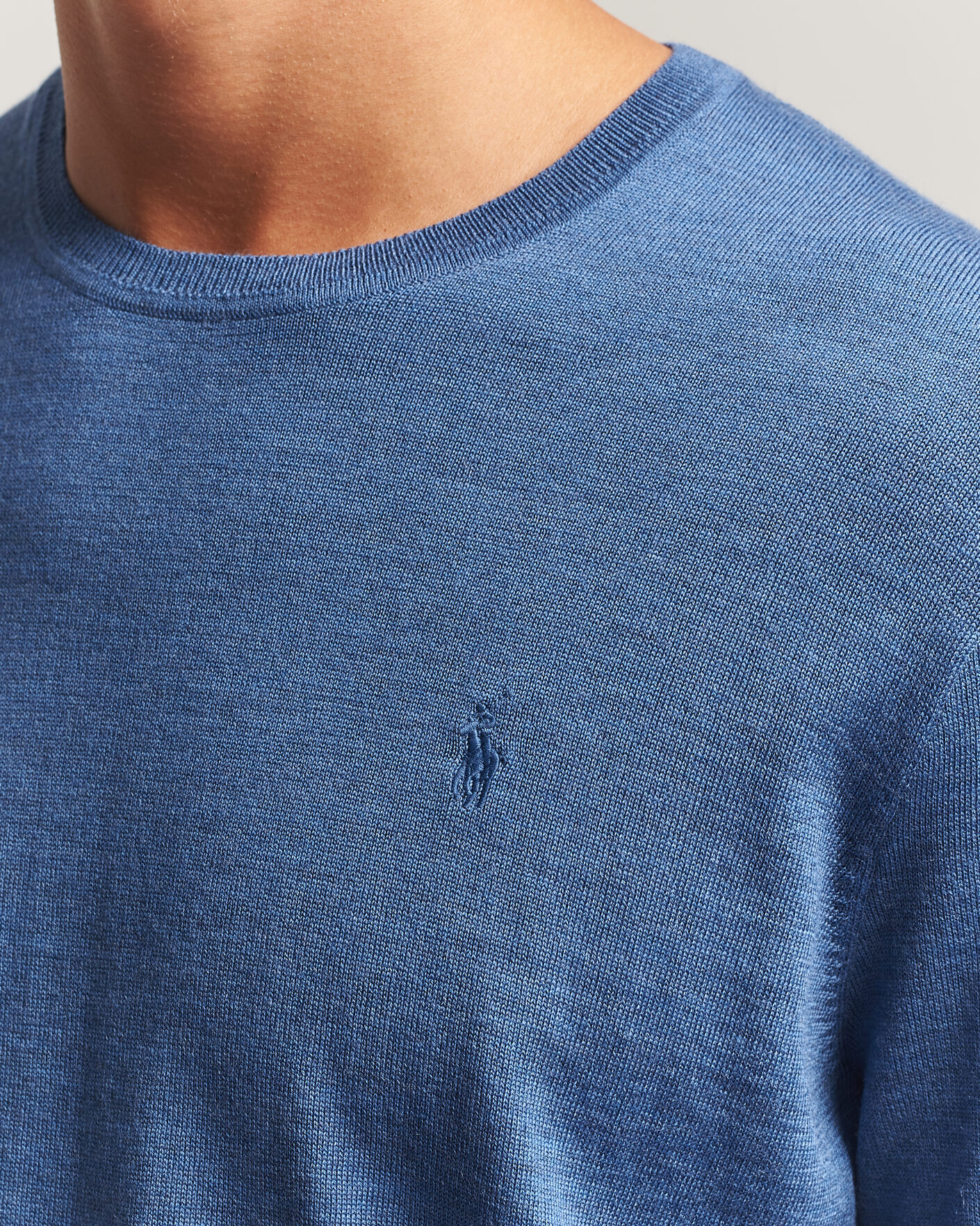 Herre | Gensere | Polo Ralph Lauren | Long Sleeve Pullover Clarity Blue