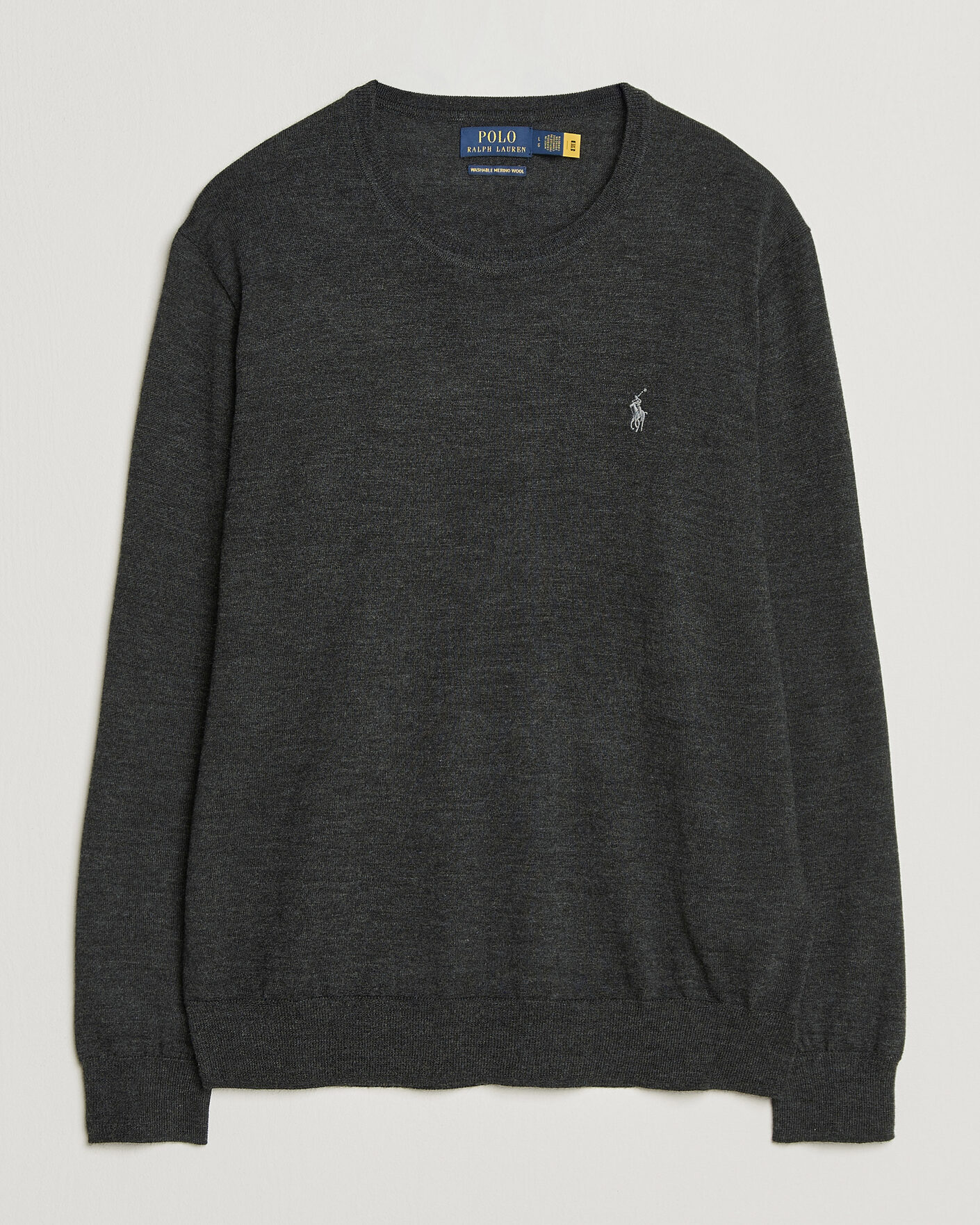 Herre | Gensere | Polo Ralph Lauren | Long Sleeve Pullover Dark Granite