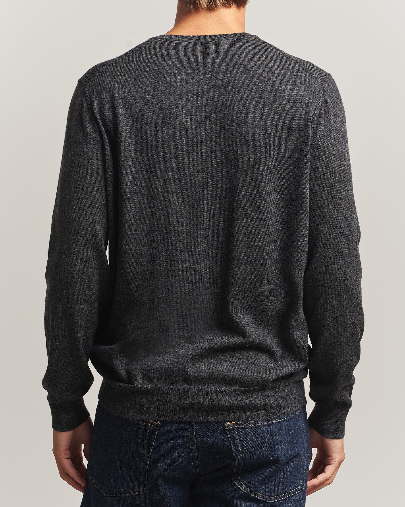Herre | Gensere | Polo Ralph Lauren | Long Sleeve Pullover Dark Granite