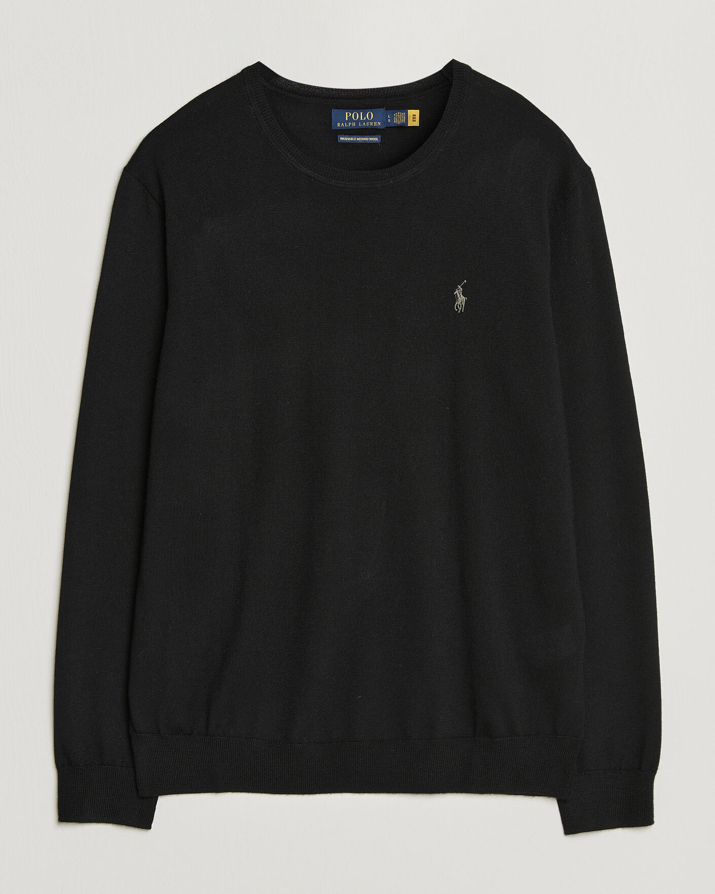Herre | Gensere | Polo Ralph Lauren | Long Sleeve Pullover Polo Black