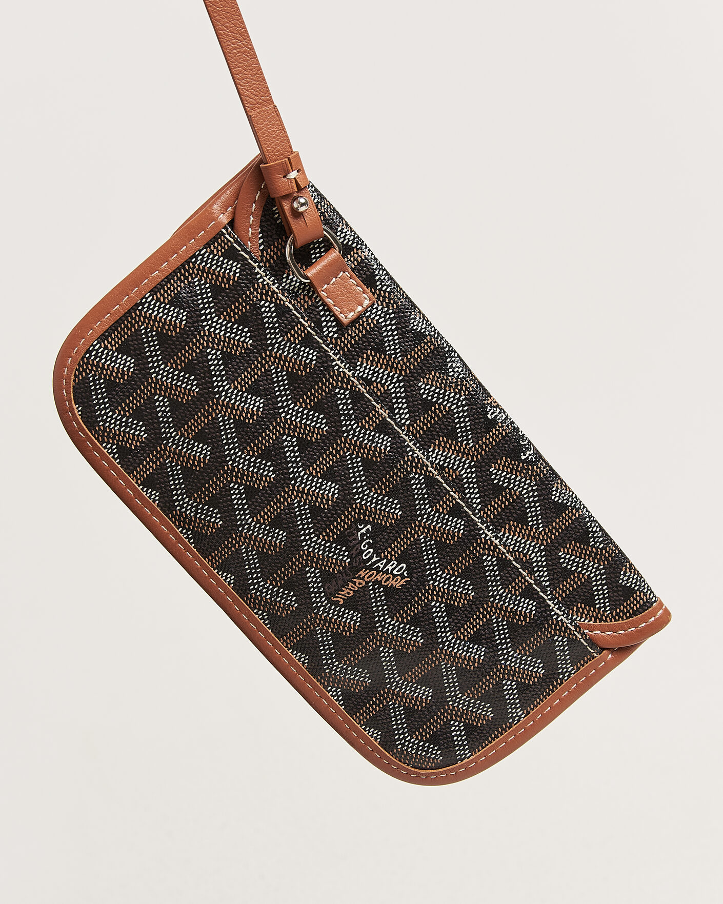 Herre | Pre-Owned & Vintage Bags | Goyard Pre-Owned | Saint Louis GM Coated Canvas Tote Bag Black