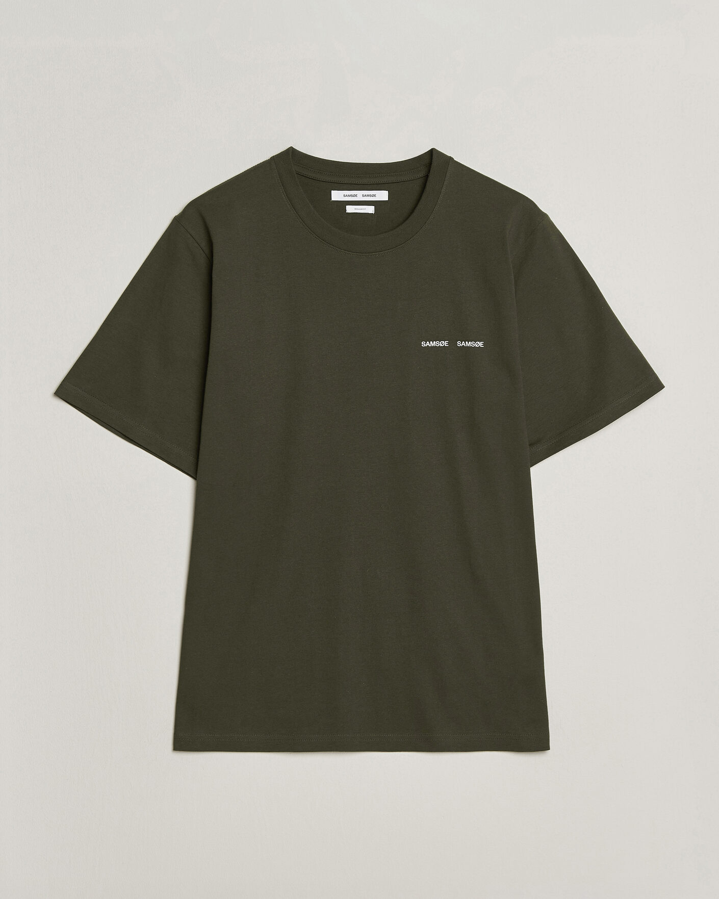 Herre | T-Shirts | Samsøe Samsøe | Thomas Cotton T-Shirt Forest Night