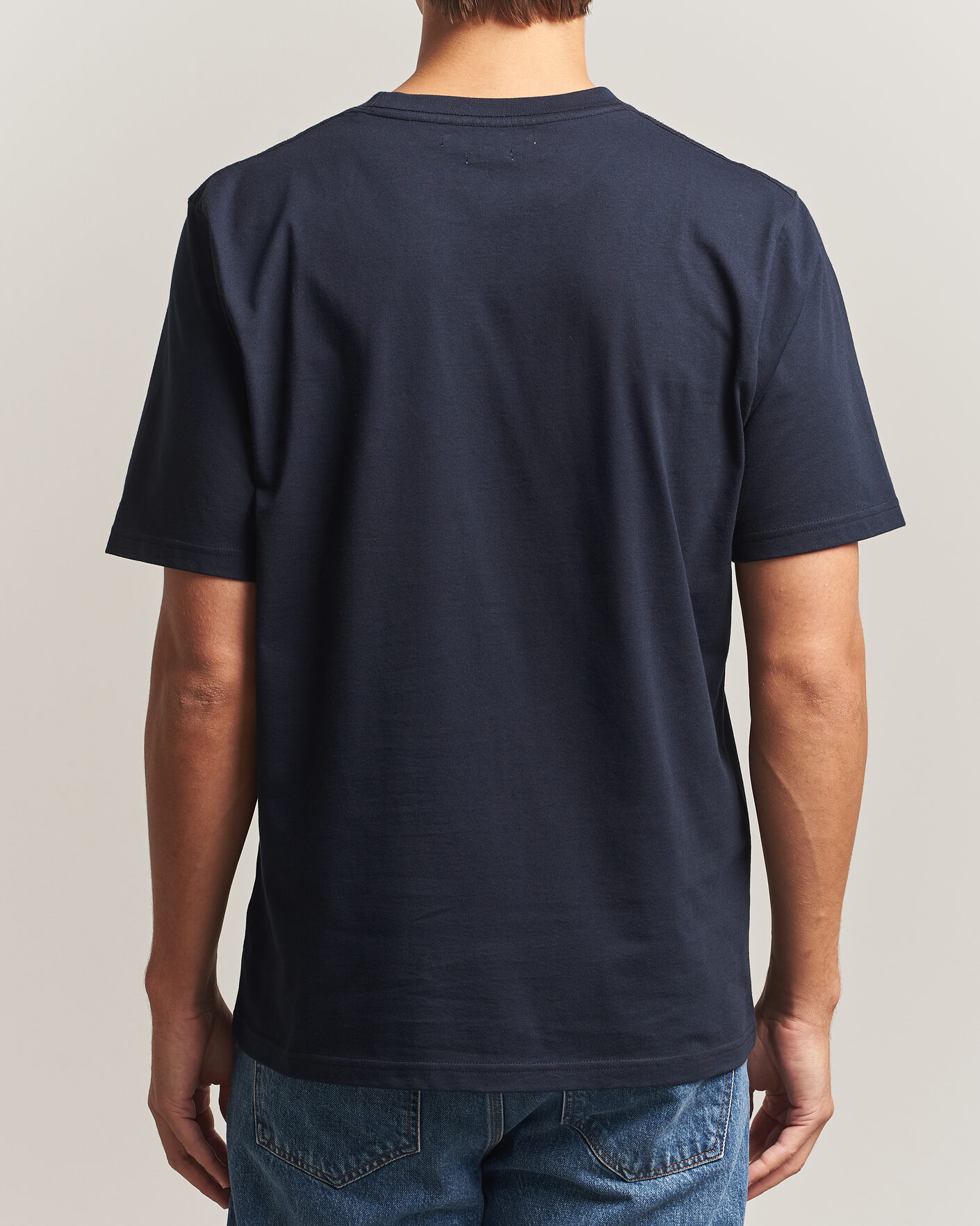 Herre | T-Shirts | Samsøe Samsøe | Thomas Cotton T-Shirt Salute Navy