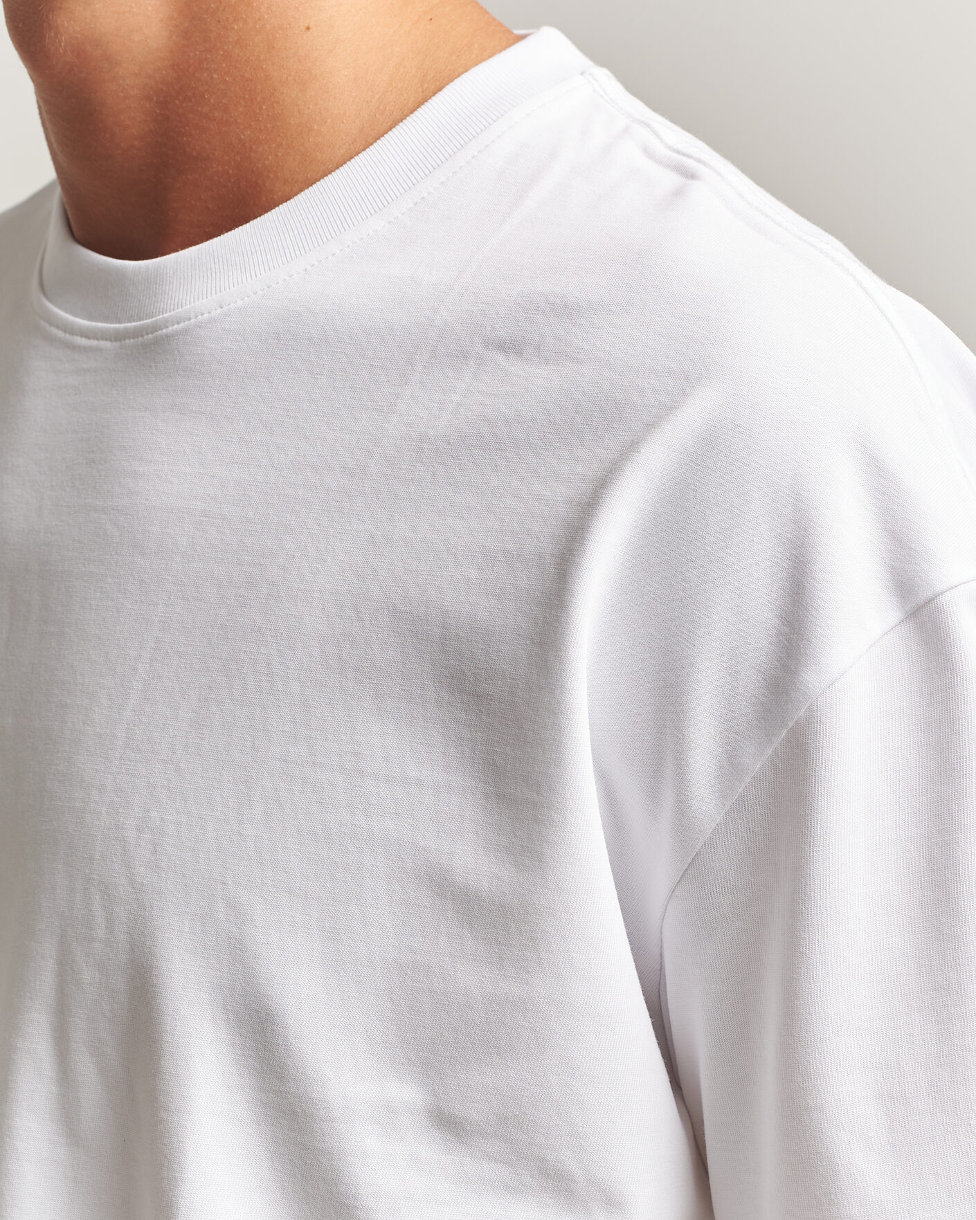 Herre | T-Shirts | Samsøe Samsøe | Jason Heavy Cotton T-Shirt White