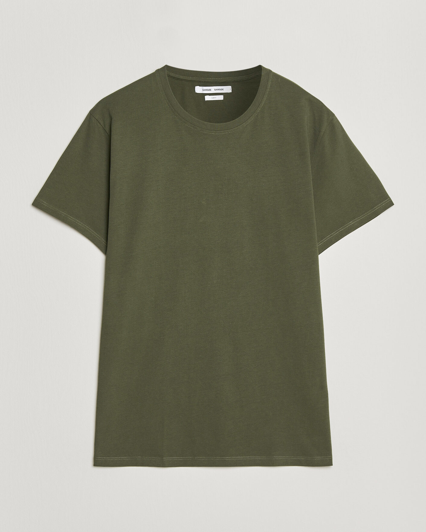 Herre | T-Shirts | Samsøe Samsøe | Kronos Cotton T-Shirt Forest Night