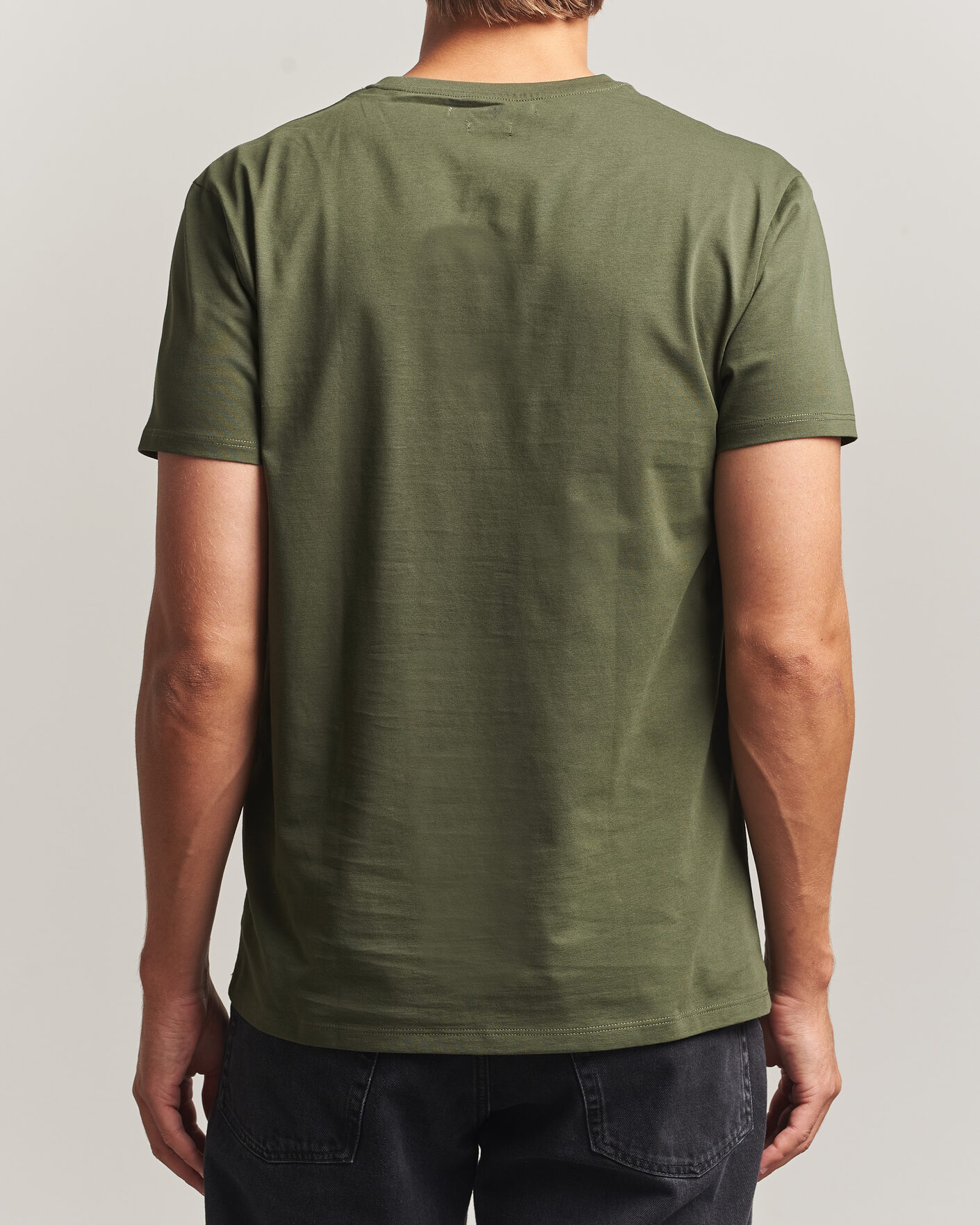 Herre | T-Shirts | Samsøe Samsøe | Kronos Cotton T-Shirt Forest Night