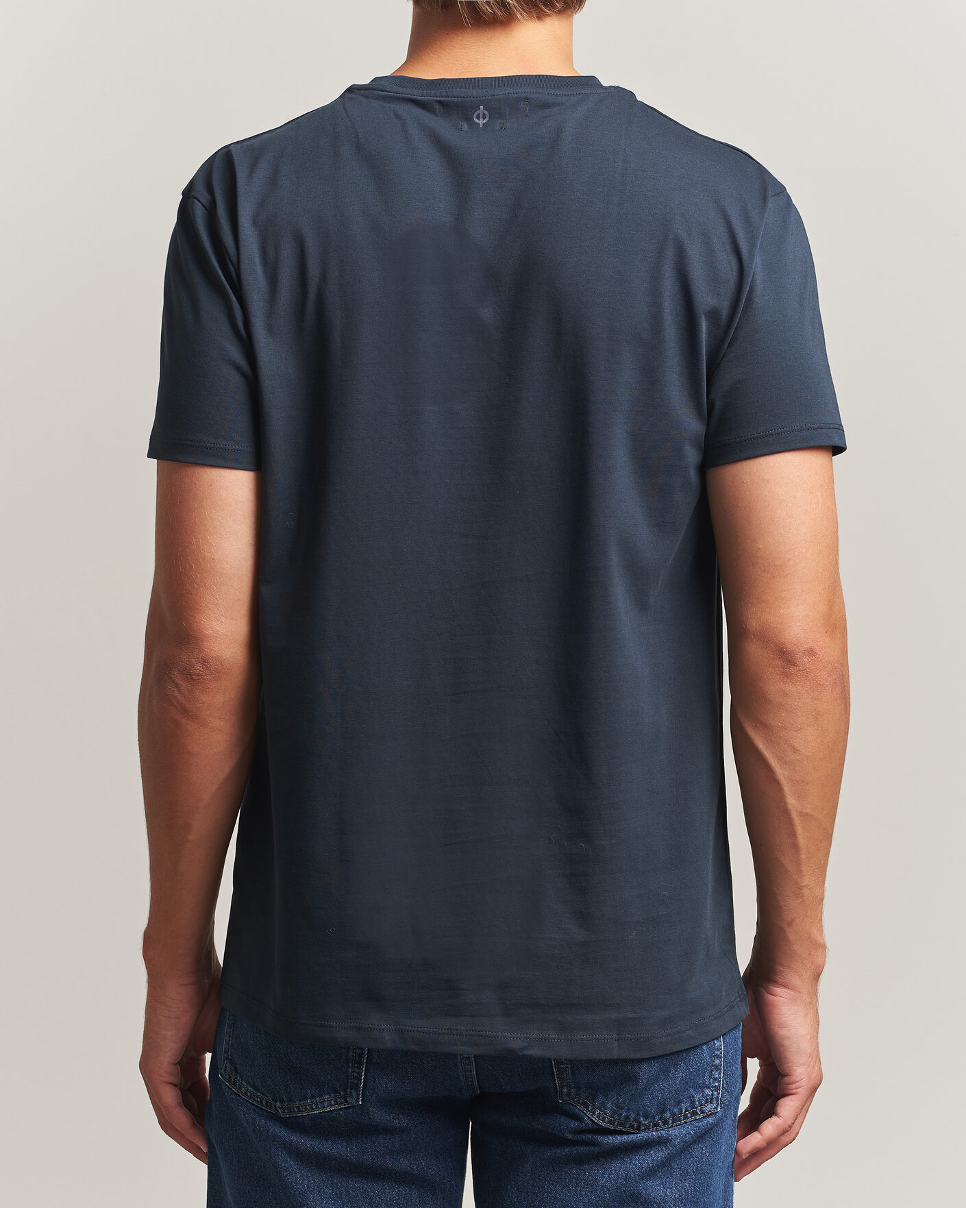 Herre | T-Shirts | Samsøe Samsøe | Kronos Cotton T-Shirt Salute Navy