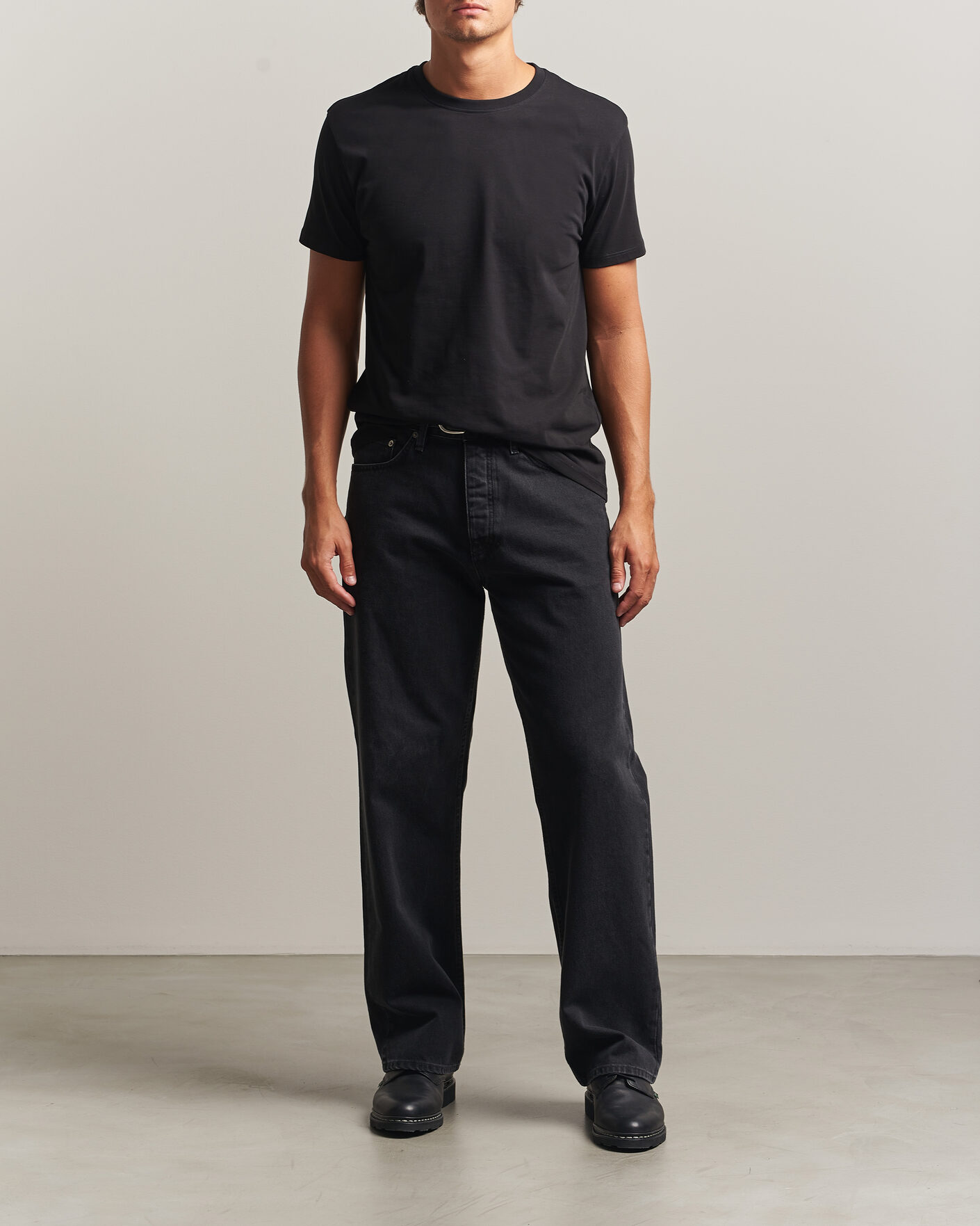 Herre | T-Shirts | Samsøe Samsøe | Kronos Cotton T-Shirt Black