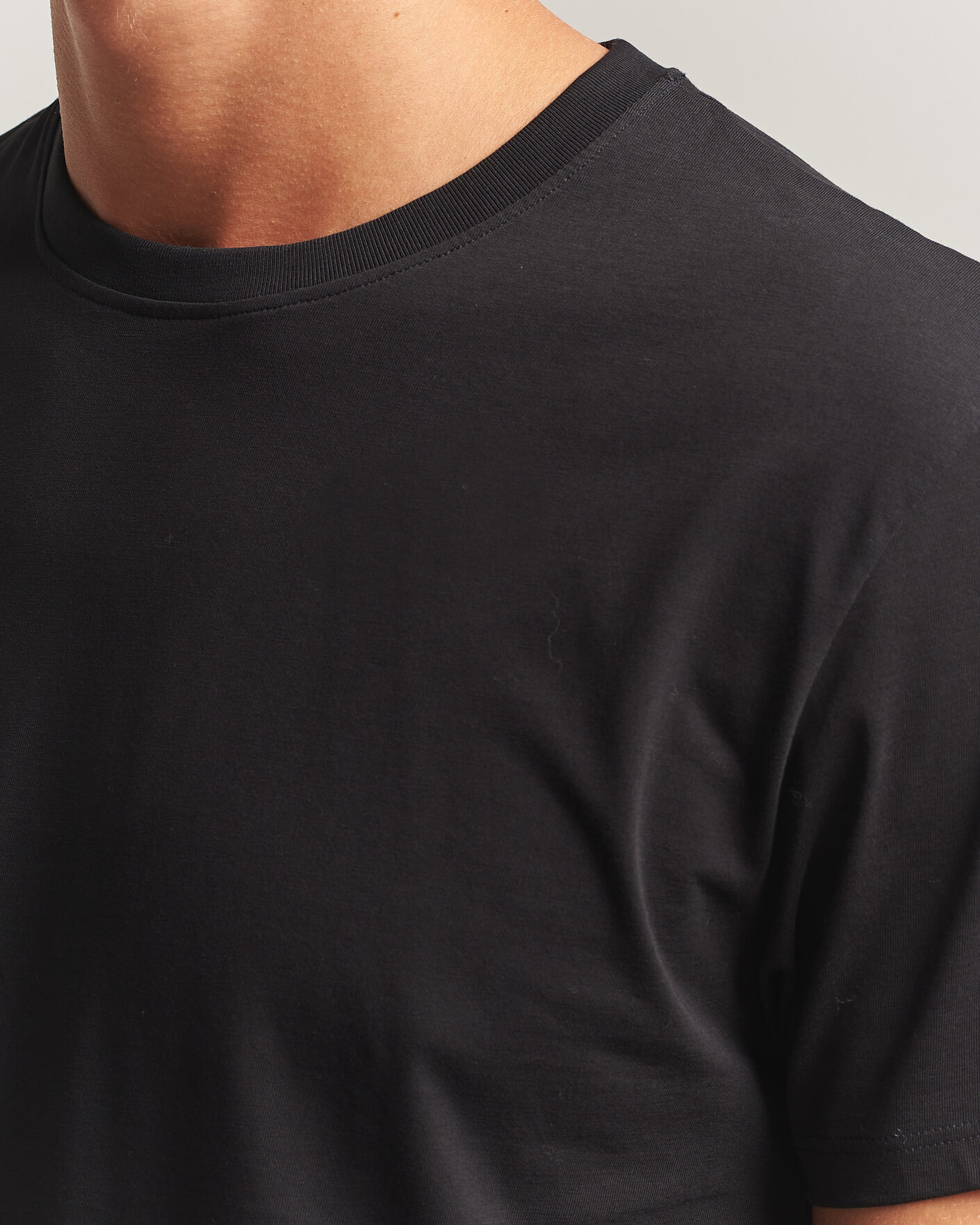 Herre | T-Shirts | Samsøe Samsøe | Kronos Cotton T-Shirt Black