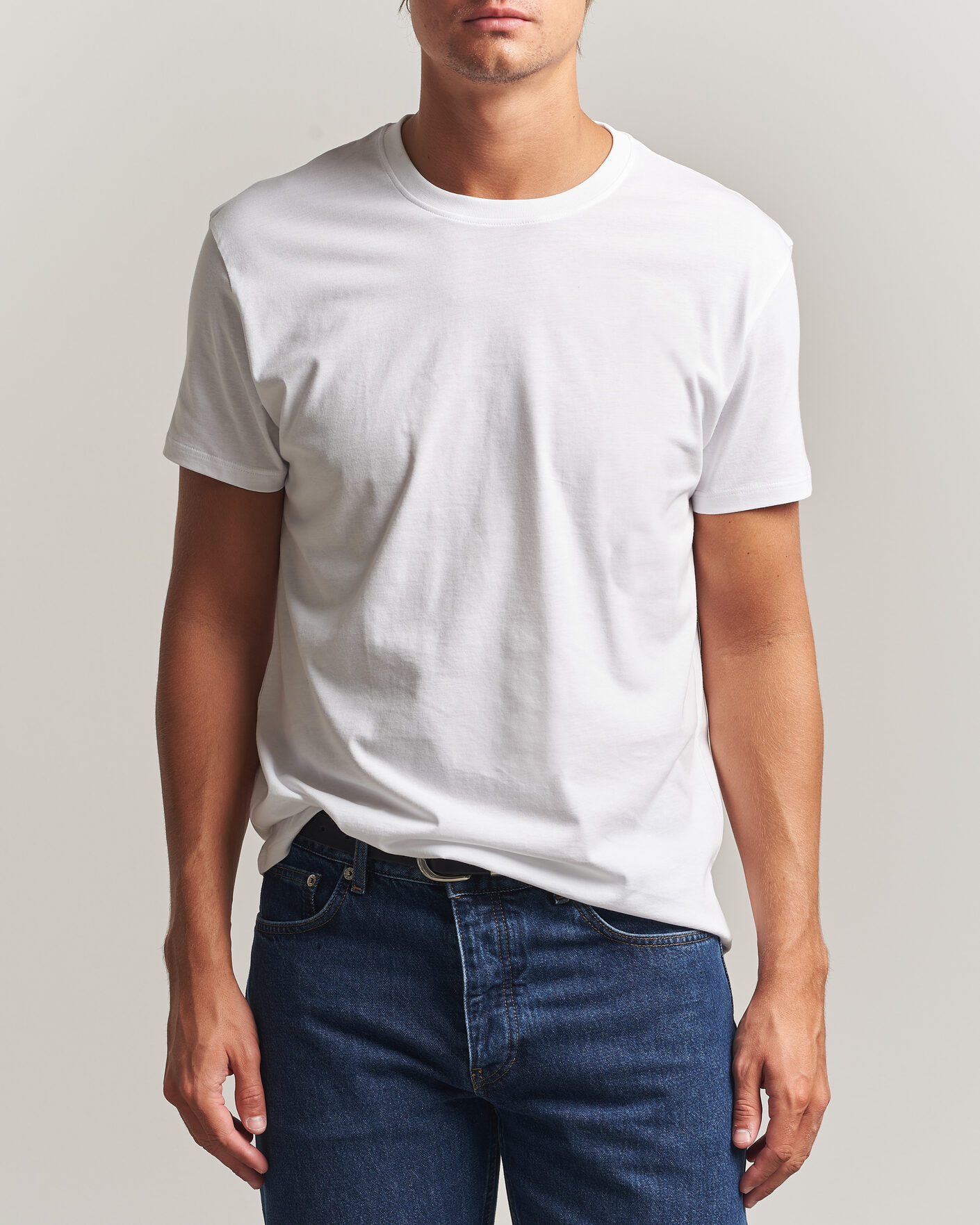 Herre | T-Shirts | Samsøe Samsøe | Kronos Cotton T-Shirt White