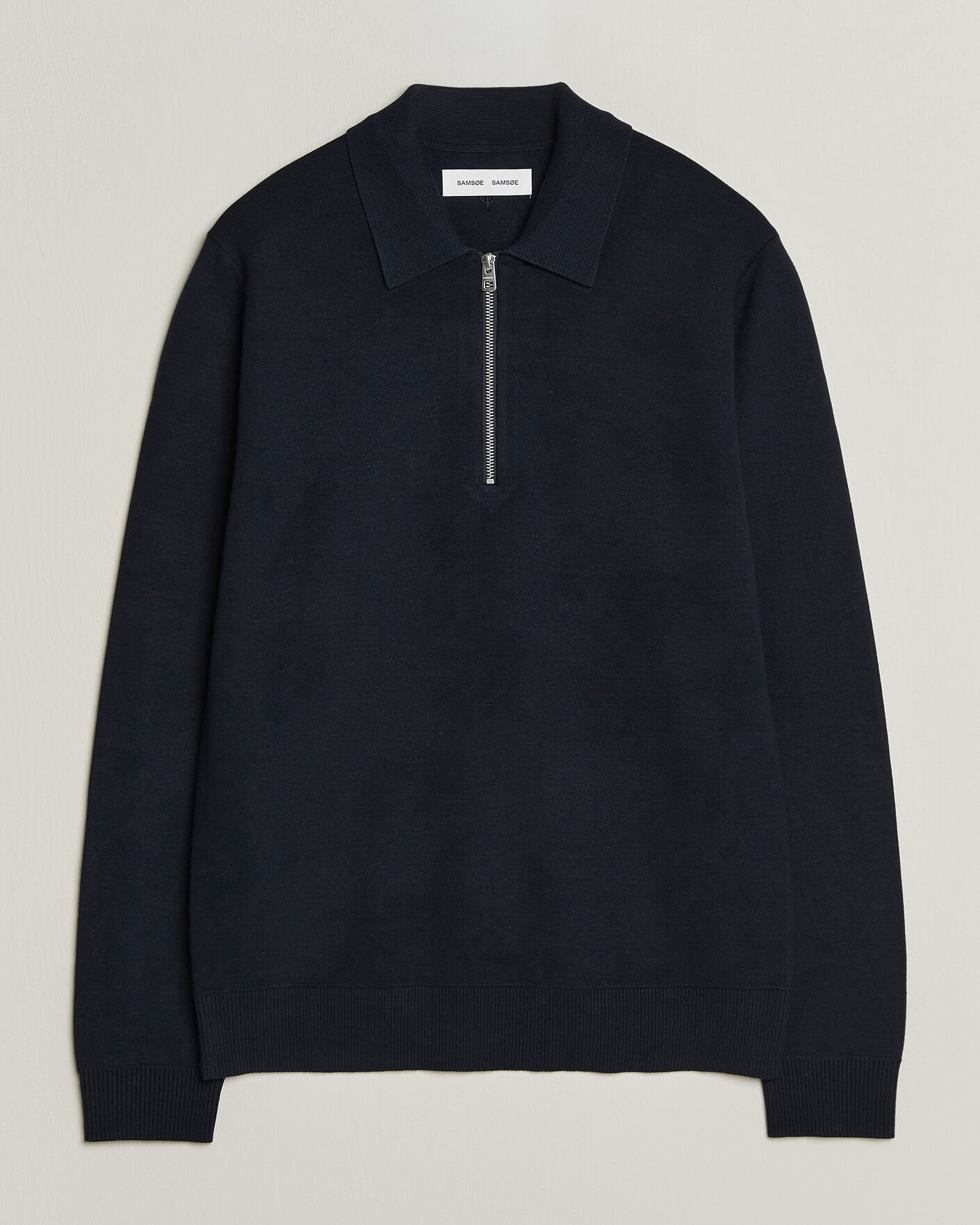 Herre | Gensere | Samsøe Samsøe | Matt Half Zip Polo Sky Captain