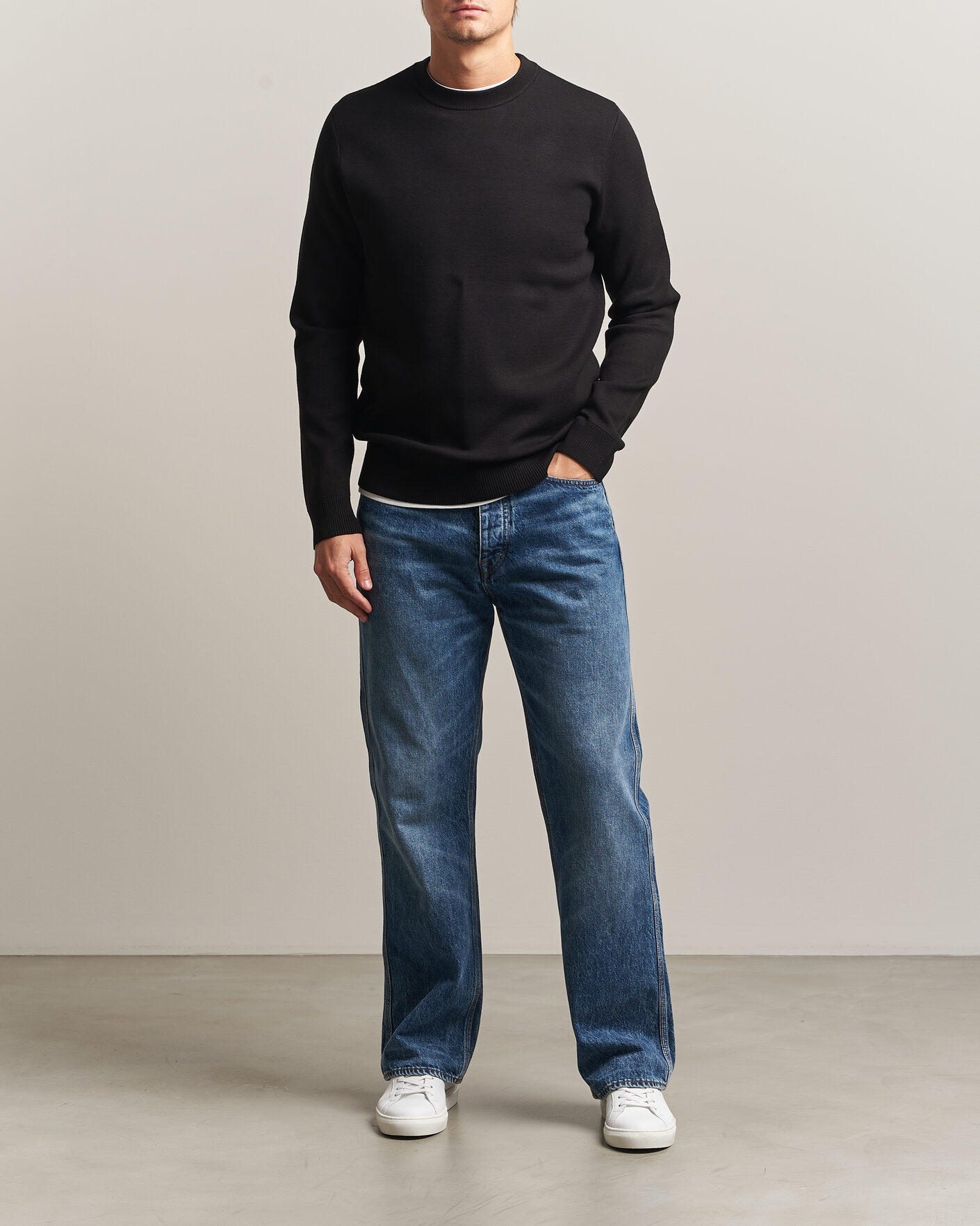 Herre | Gensere | Samsøe Samsøe | Matt Crew Neck Sweater Black