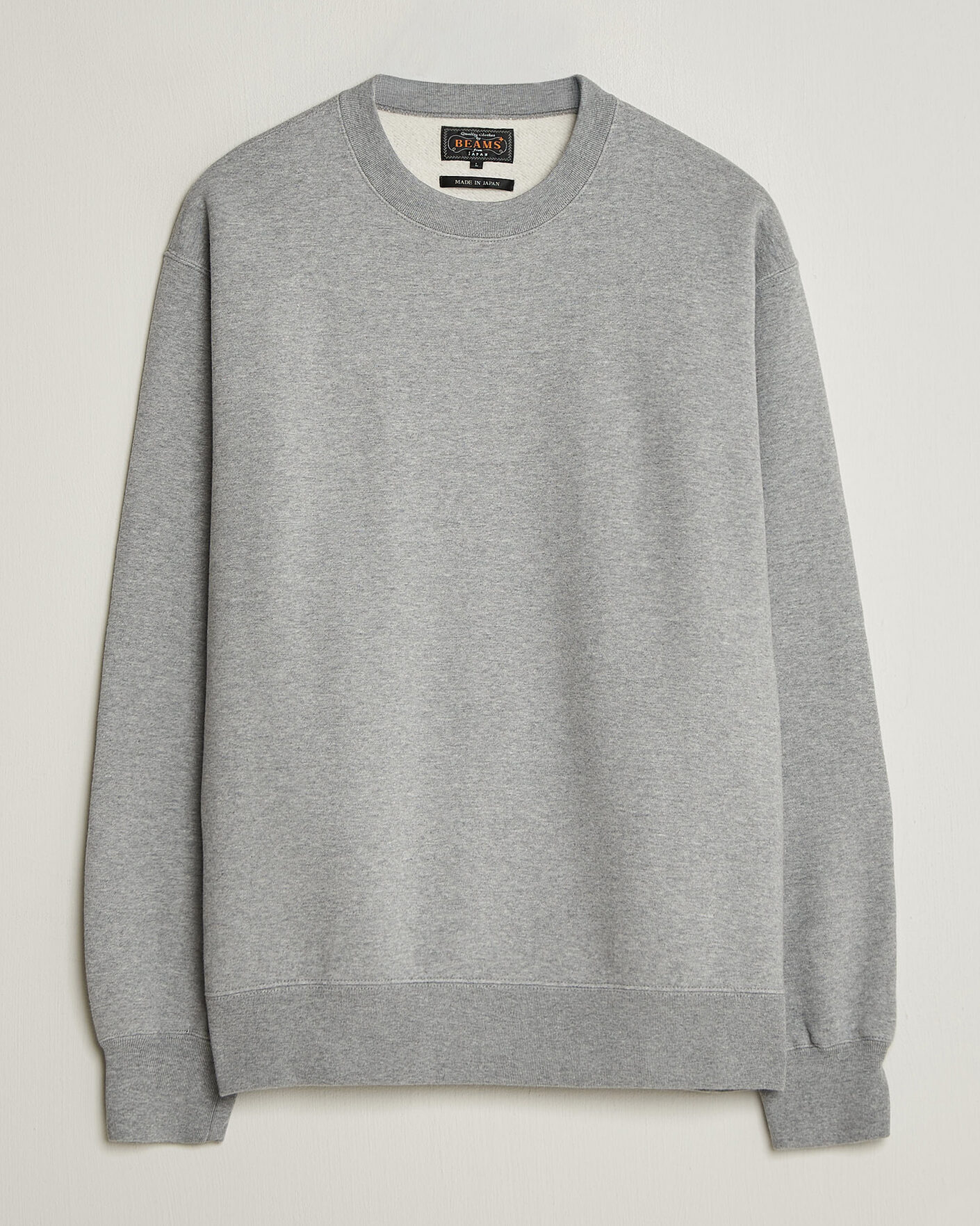 Herre | Gensere | BEAMS PLUS | Soft Sweat Crew Neck Grey