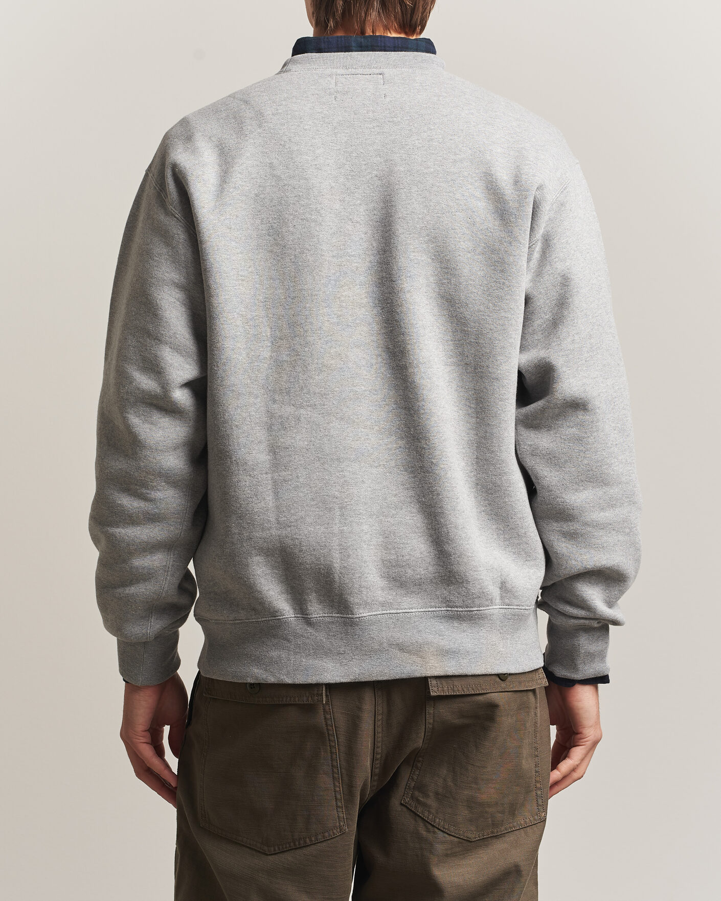 Herre | Gensere | BEAMS PLUS | Soft Sweat Crew Neck Grey