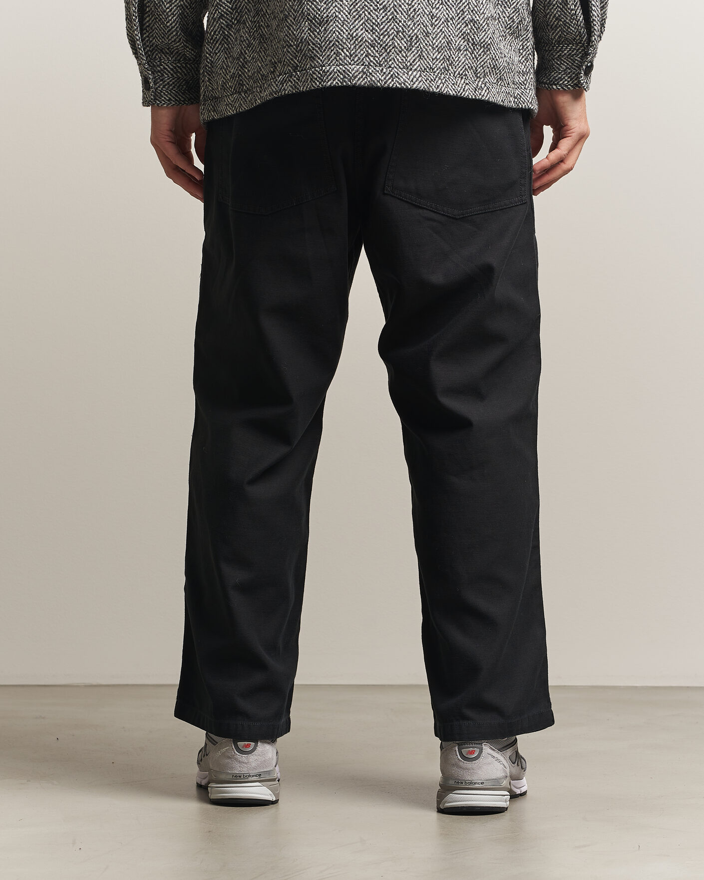 Herre | Bukser | BEAMS PLUS | MIL Utility Sateen Trousers Black