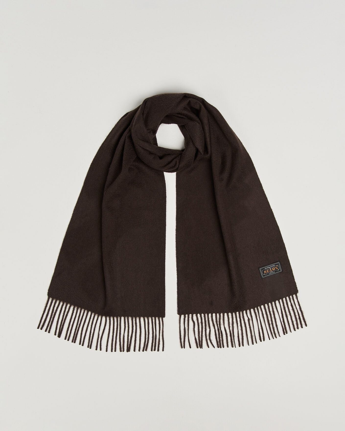 Herre | Skjerf | BEAMS PLUS | Cashmere Scarf Dark Brown