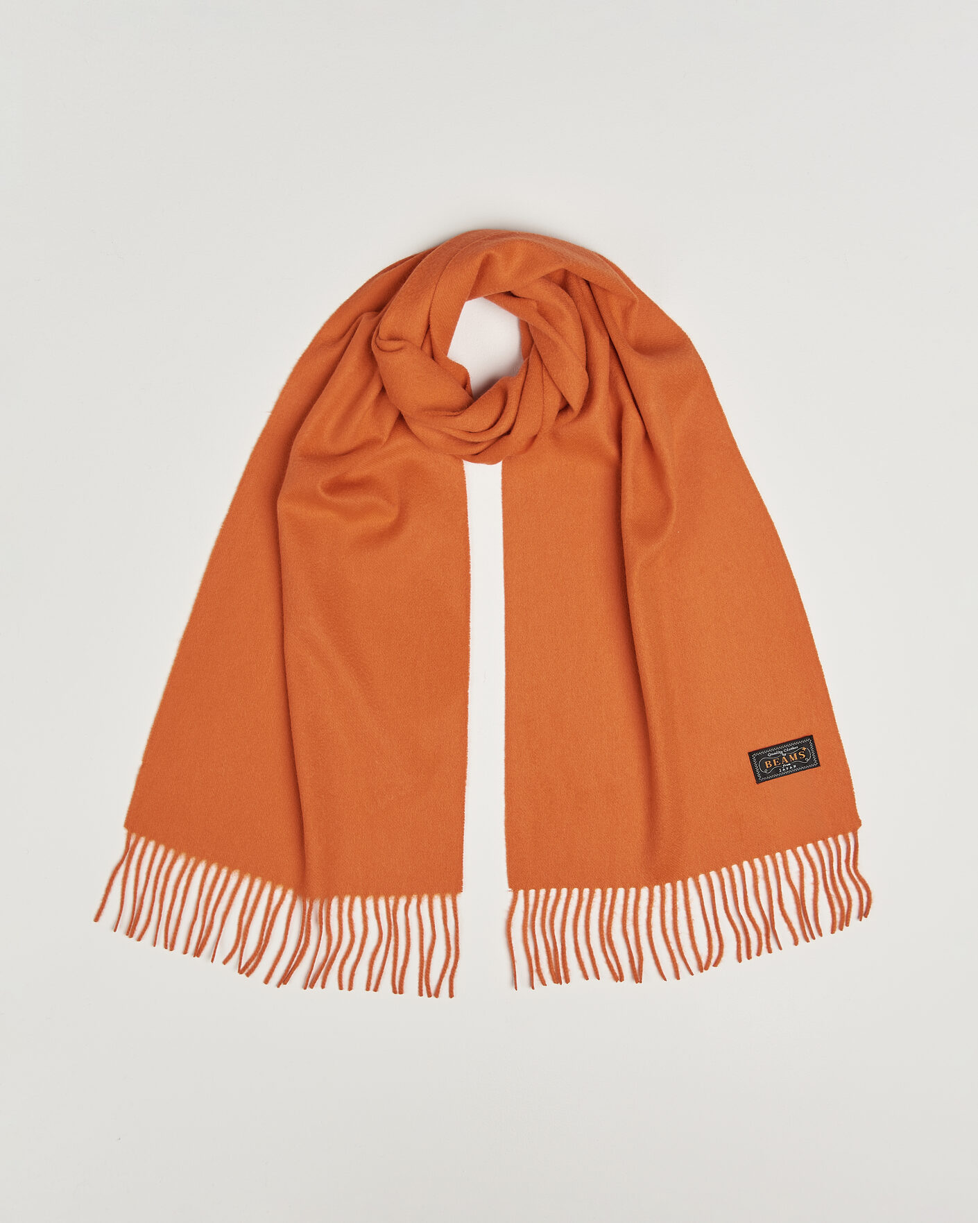 Herre | Skjerf | BEAMS PLUS | Cashmere Scarf Orange