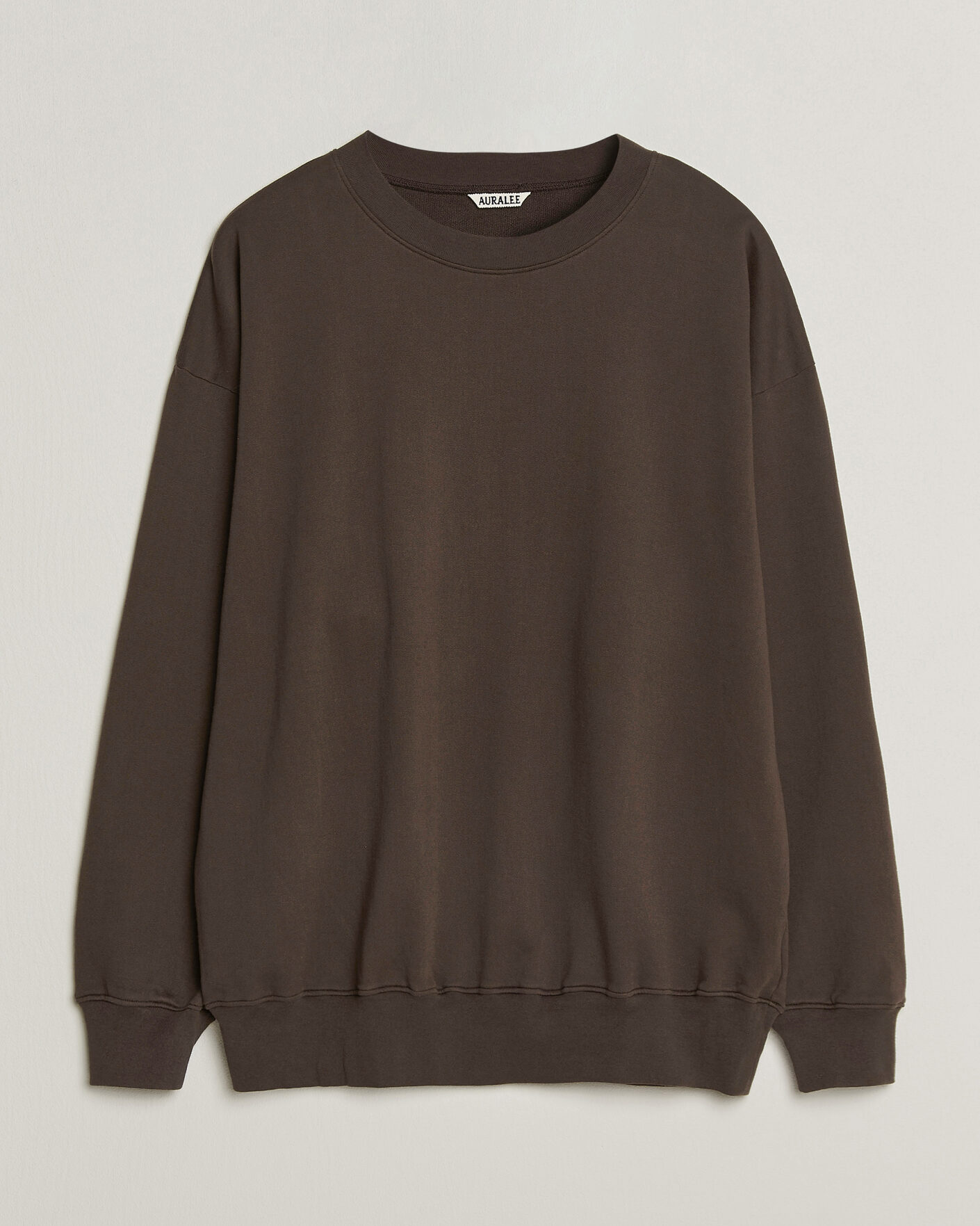 Herre | Gensere | Auralee | Super High Gauge Sweat Pullover Dark Brown