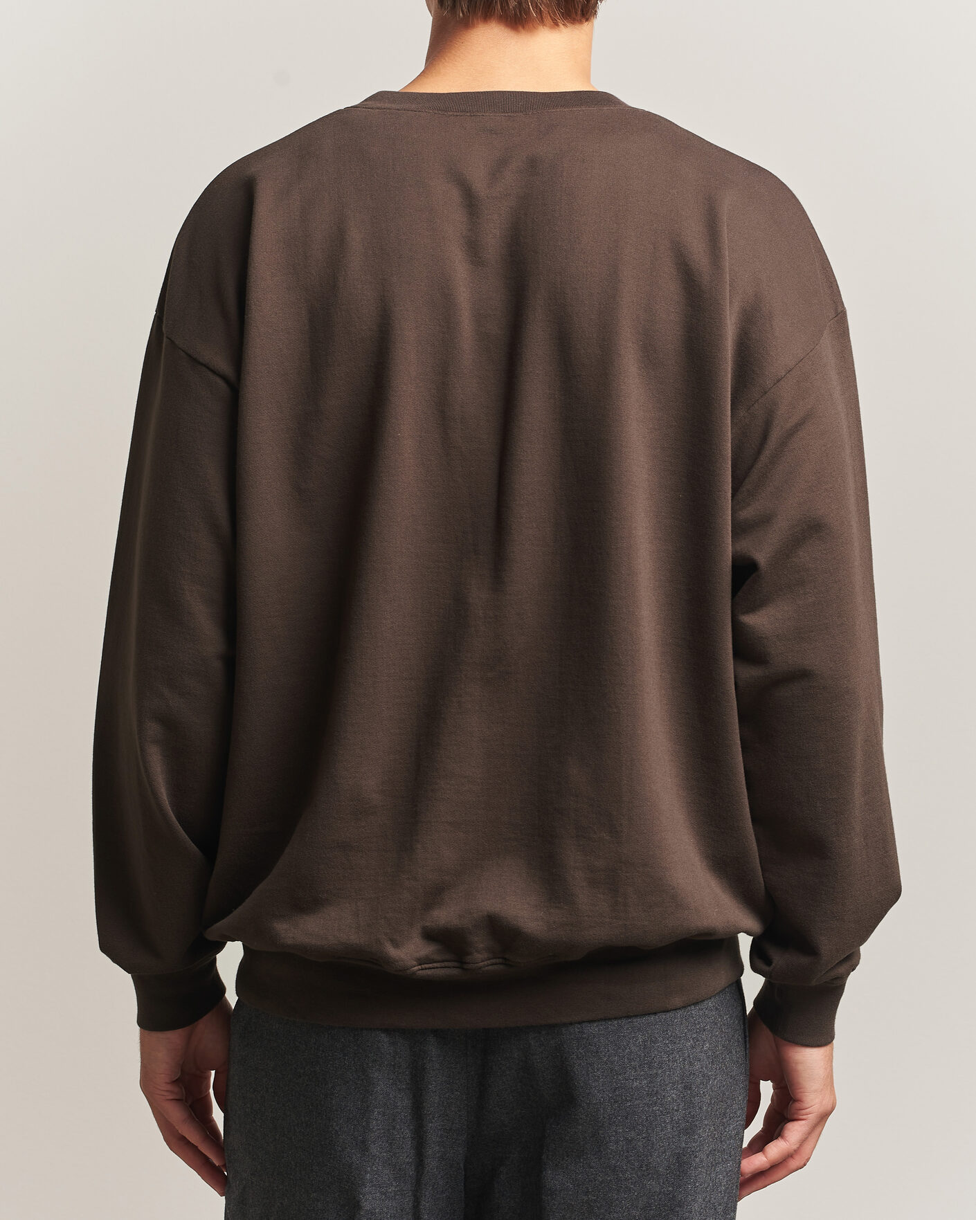 Herre | Gensere | Auralee | Super High Gauge Sweat Pullover Dark Brown