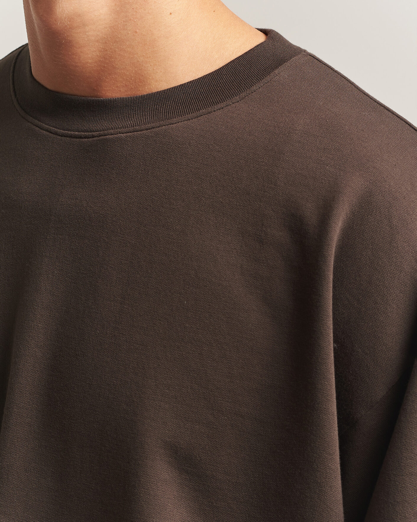 Herre | Gensere | Auralee | Super High Gauge Sweat Pullover Dark Brown