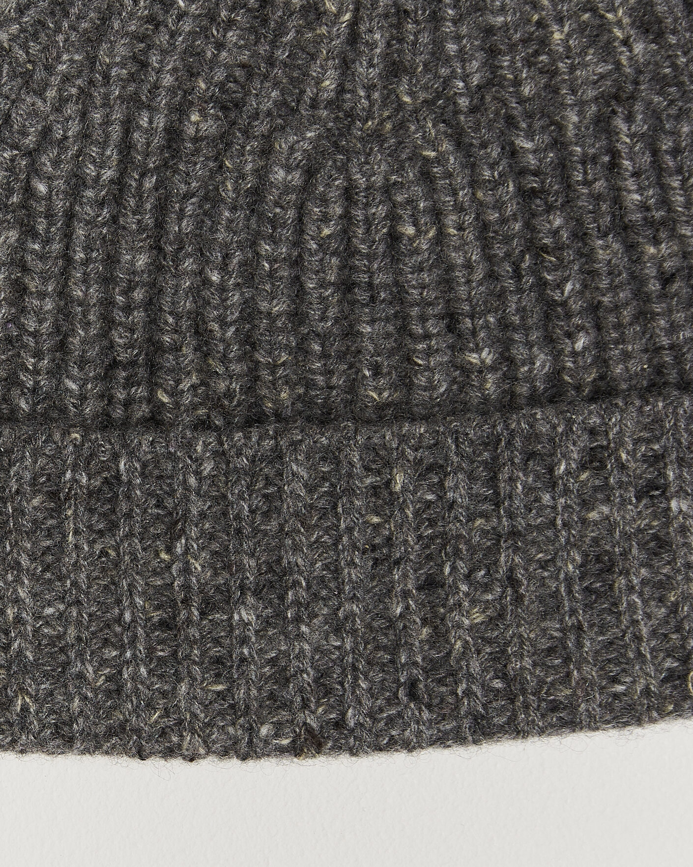 Herre | Luer | Auralee | Cashmere Nep Knit Cap Mix Gray