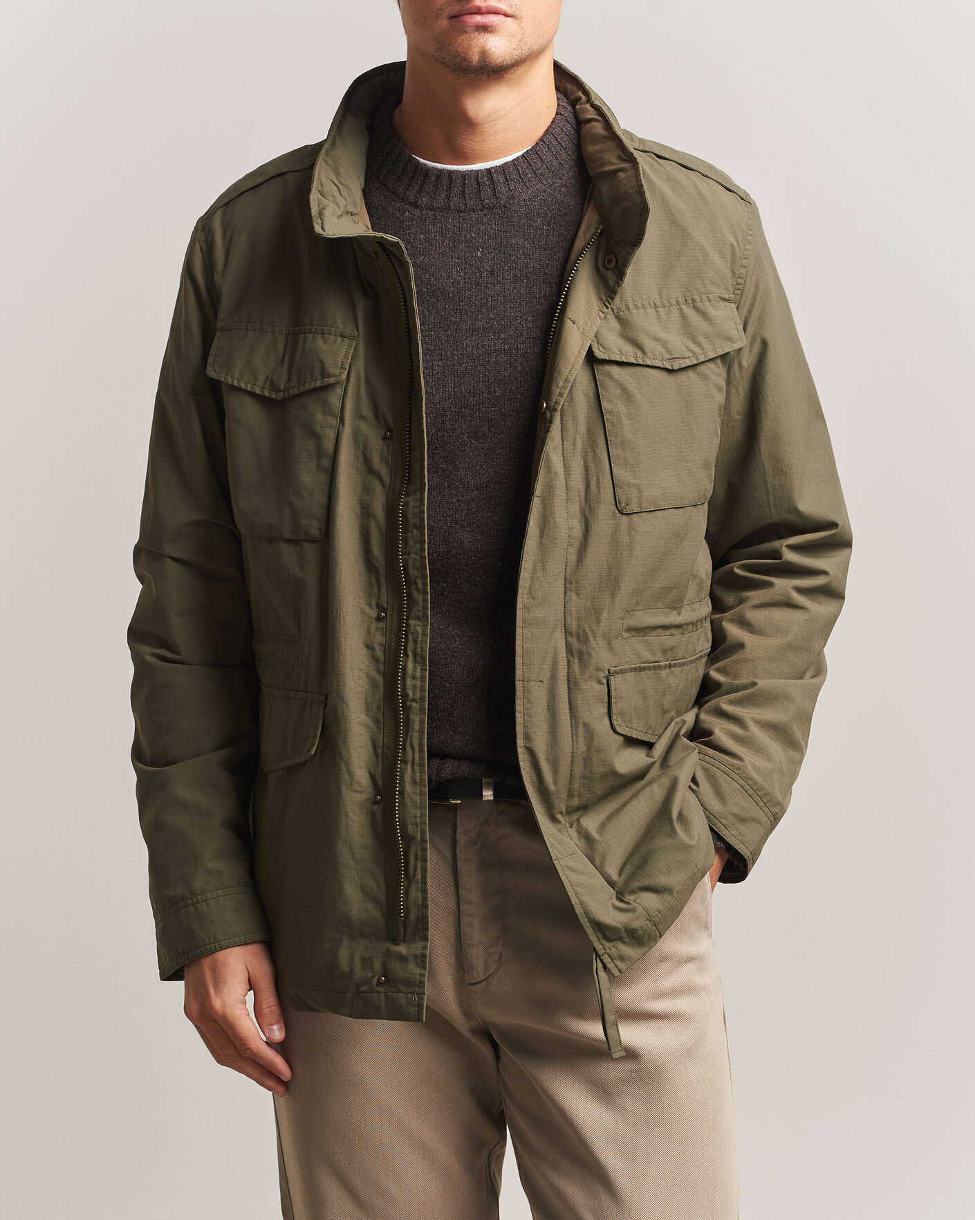 Herre | Jakker | A Day's March | Barnett M65 Jacket Olive