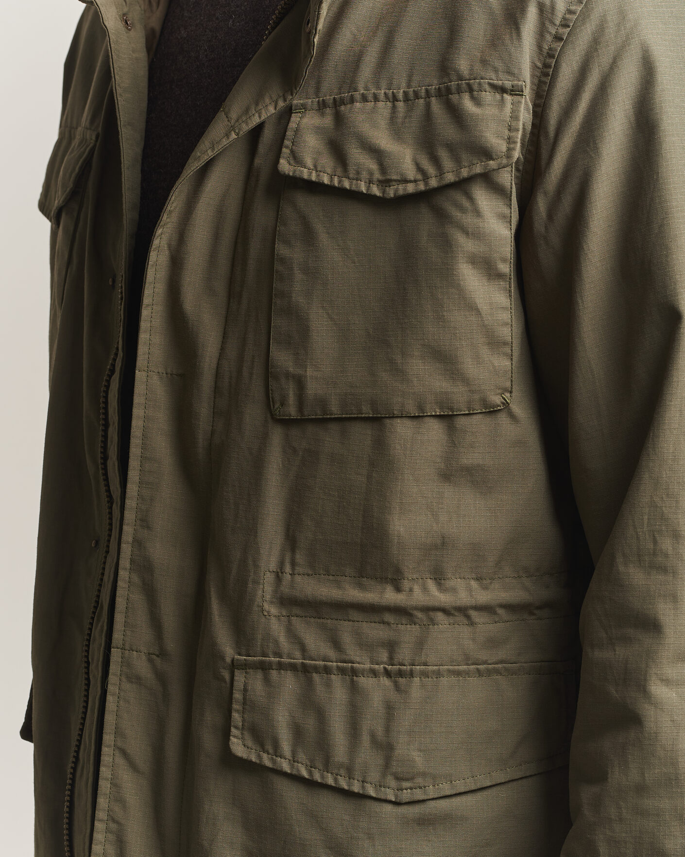 Herre | Jakker | A Day's March | Barnett M65 Jacket Olive