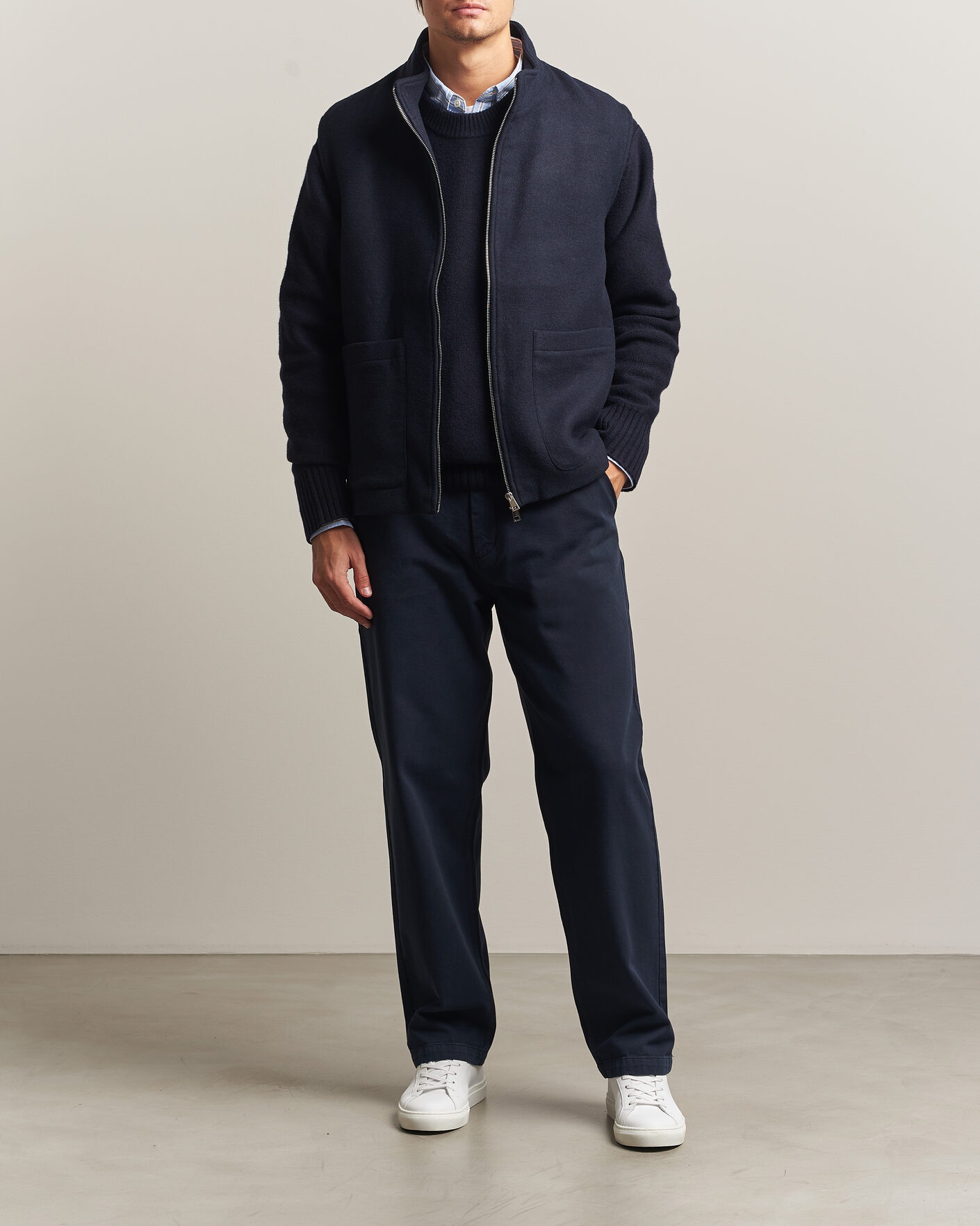 Herre | Vester | A Day's March | Canora Lined Wool Vest Navy