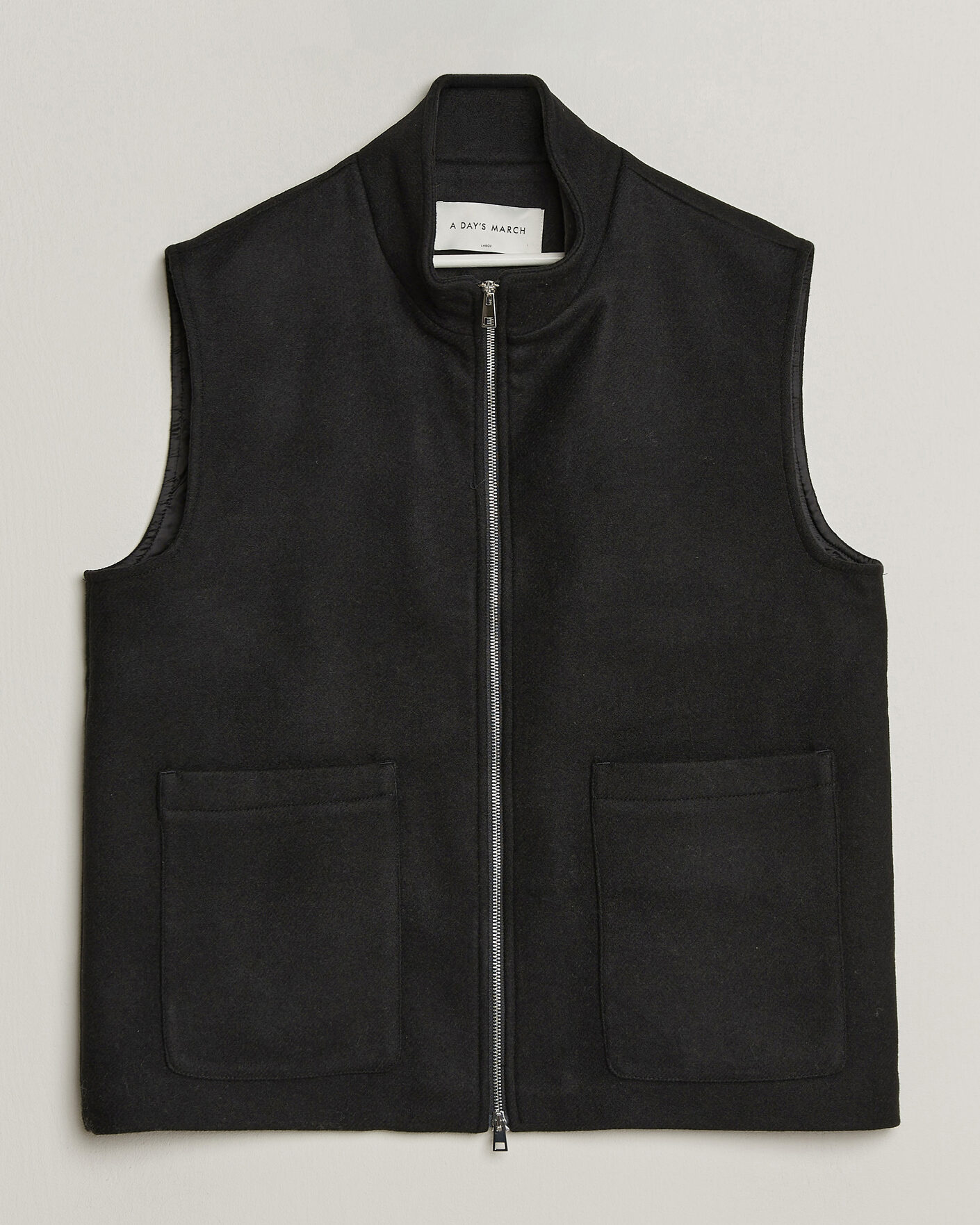 Herre | Vester | A Day's March | Canora Lined Wool Vest Black