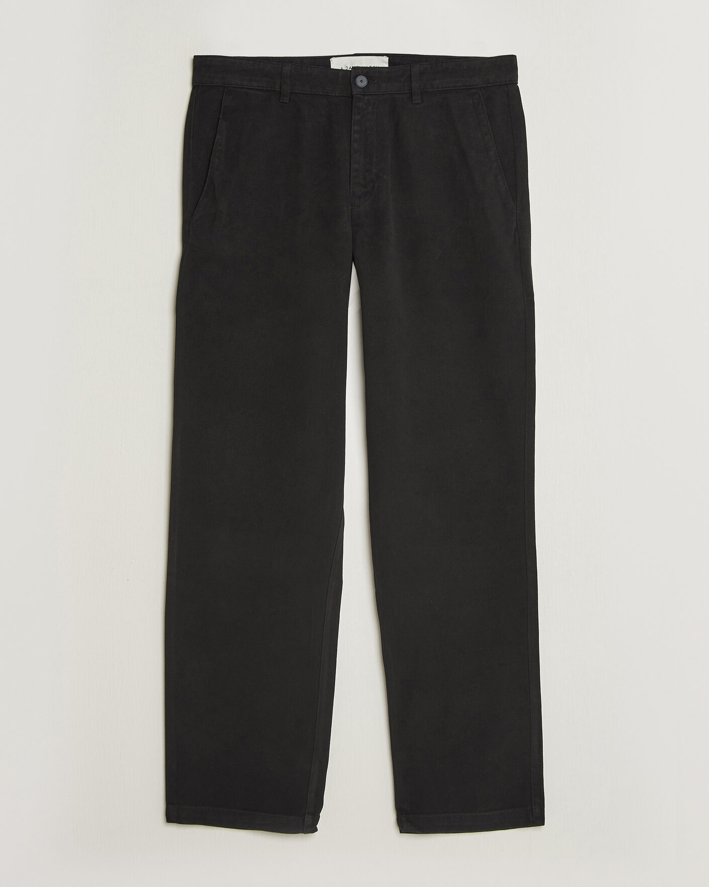 Herre | Bukser | A Day's March | Miller Cotton/Lyocell Trousers Black