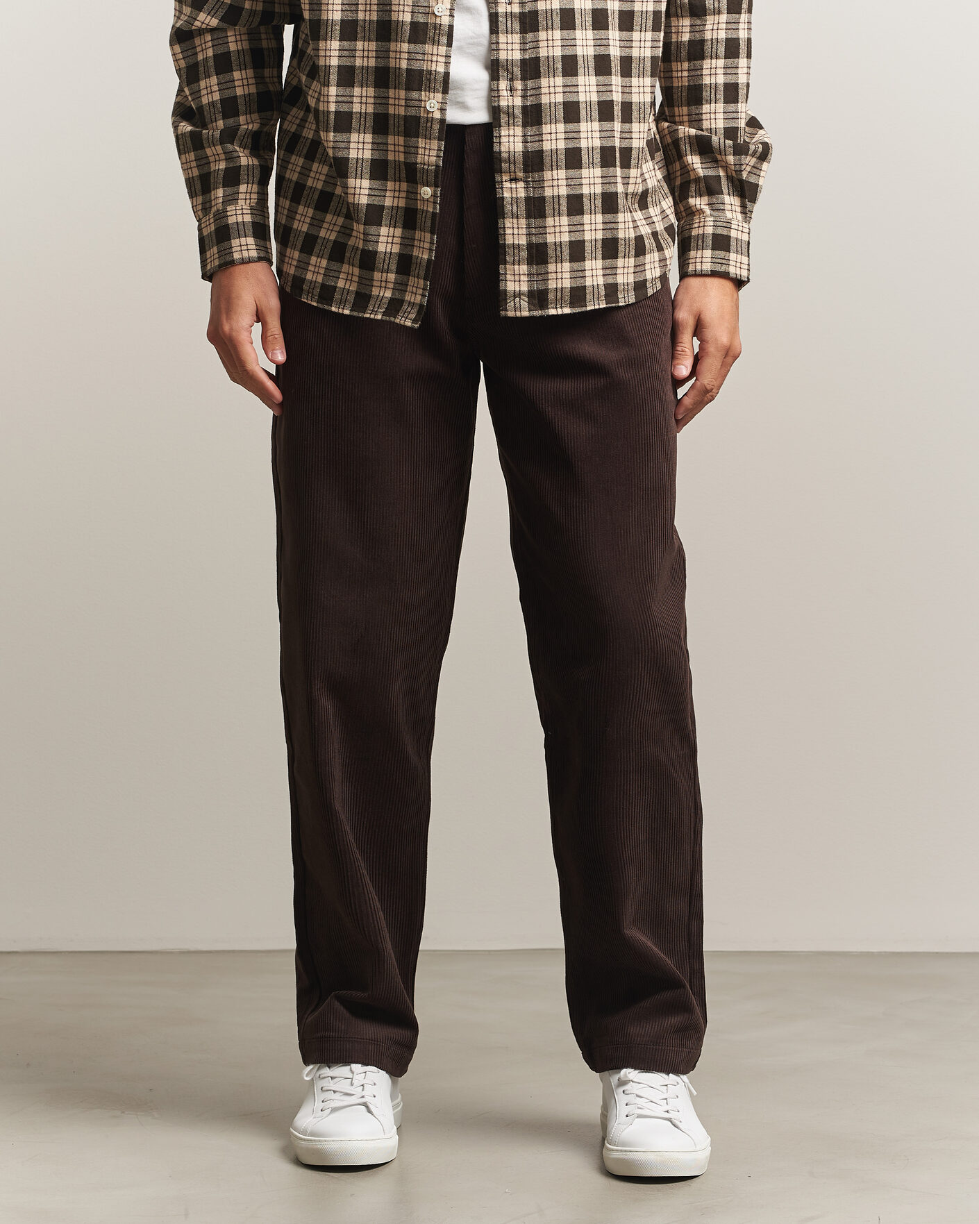 Herre | Bukser | A Day's March | Redwood Corduroy Trousers Dark Brown