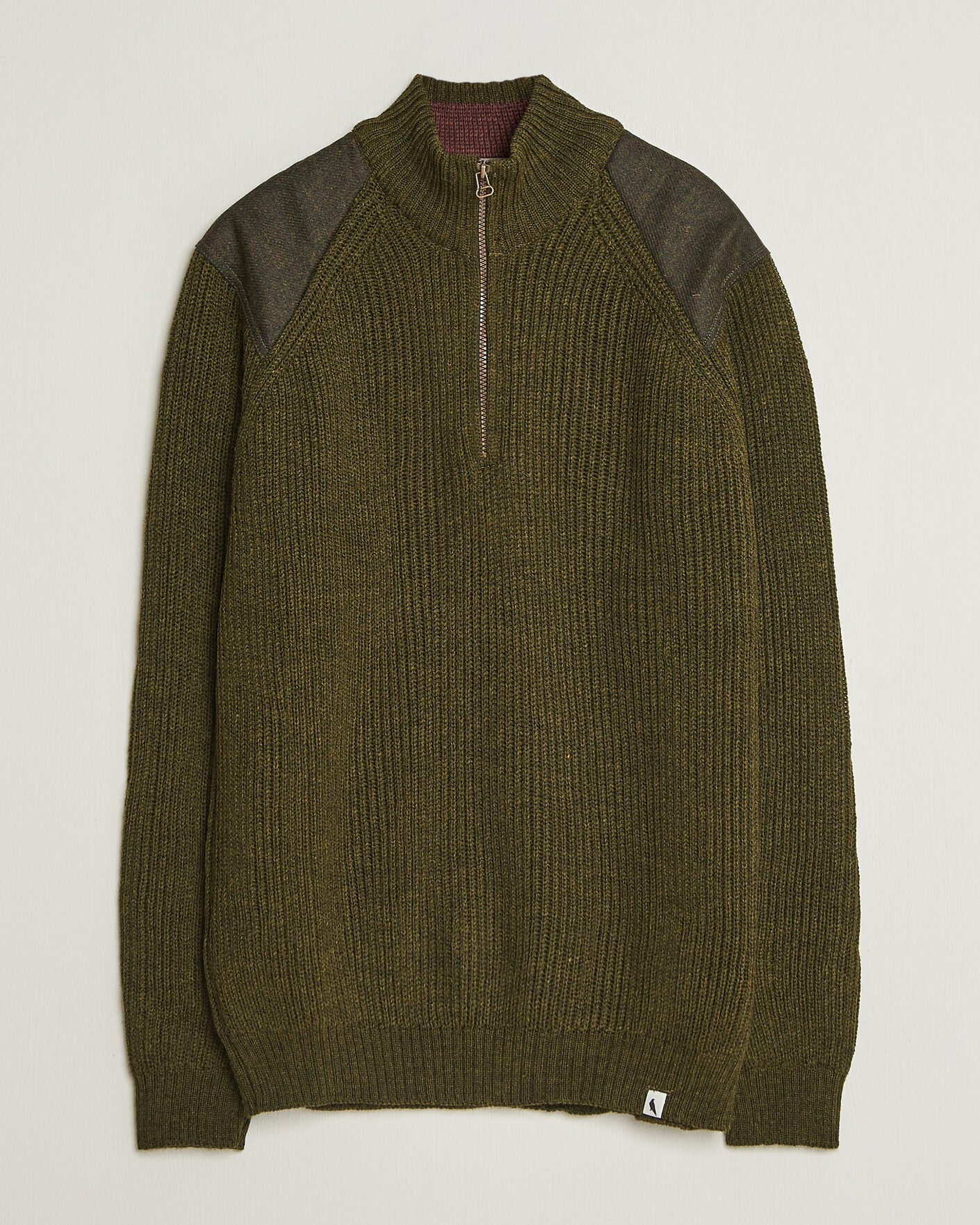 Herre | Gensere | Peregrine | Foxton Quarter Zip Jumperr Olive