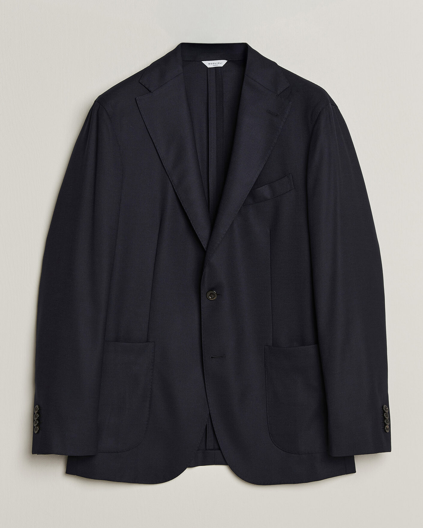 Herre | Dressjakker | Boglioli for Care of Carl | Boglioli K Jacket Exclusive Hopsack Blazer Navy