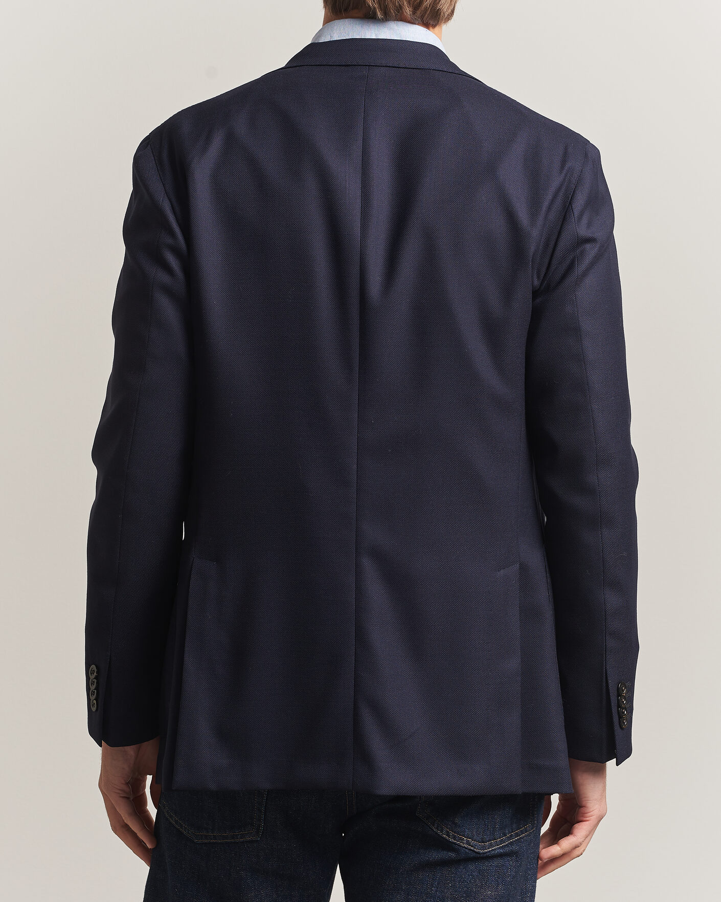Herre | Dressjakker | Boglioli for Care of Carl | Boglioli K Jacket Exclusive Hopsack Blazer Navy