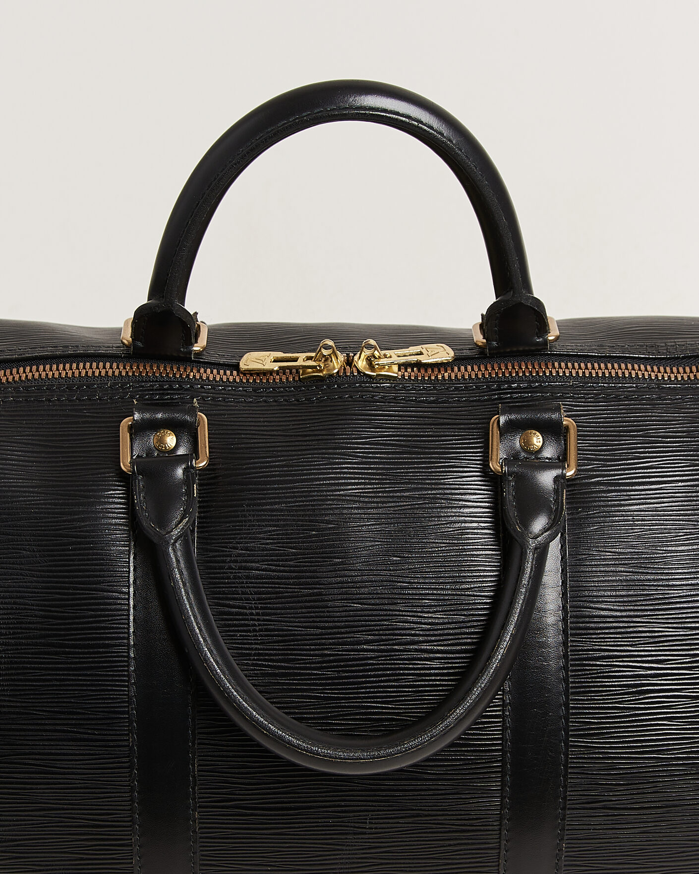 Herre | Pre-Owned & Vintage Bags | Louis Vuitton Pre-Owned | Keepall 50 Epi Leather Black
