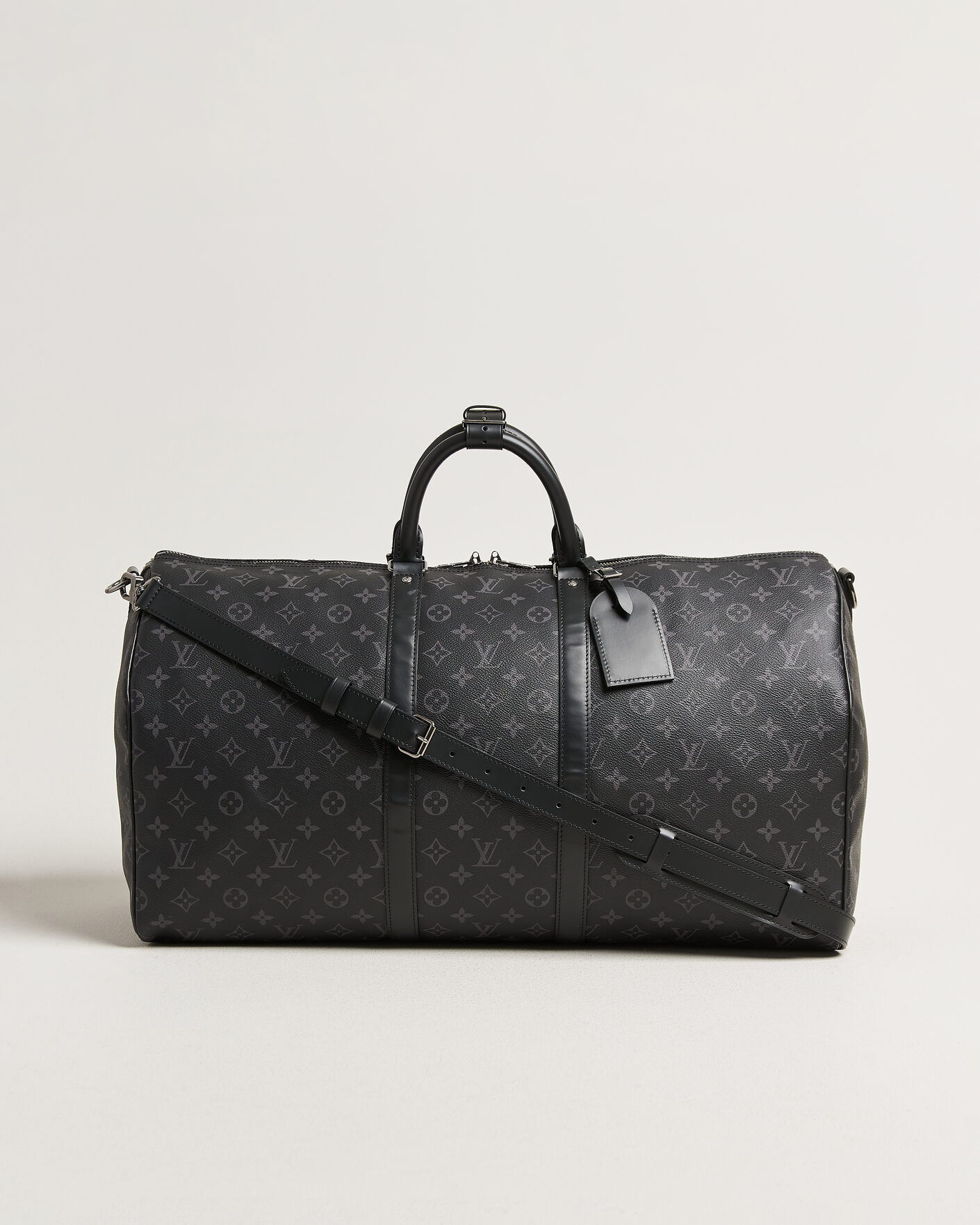 Herre | Pre-Owned & Vintage Bags | Louis Vuitton Pre-Owned | Keepall 55 Bandoulière Monogram Eclipse