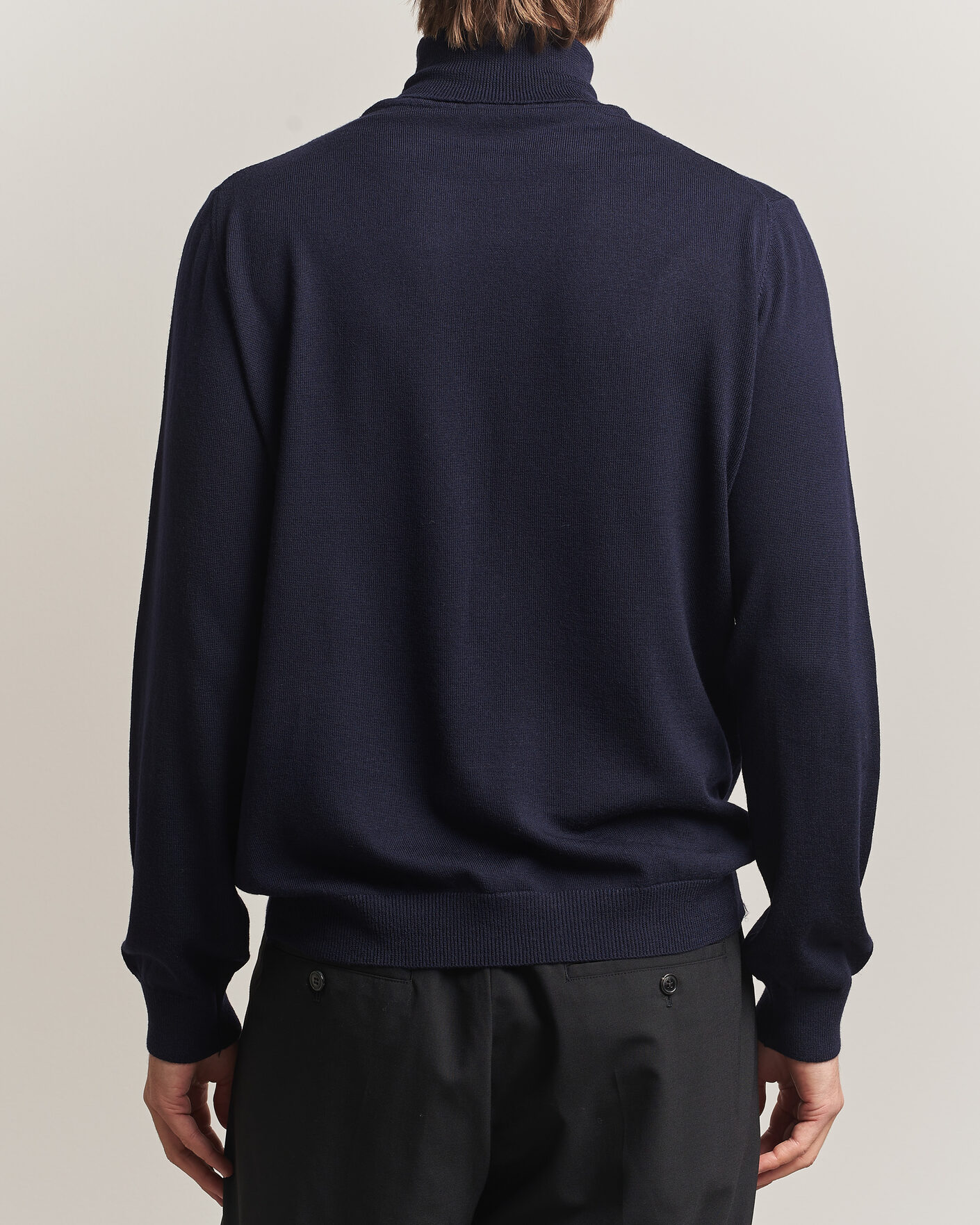 Herre | Gensere | Filippa K | Merino Knitted Turtleneck Navy