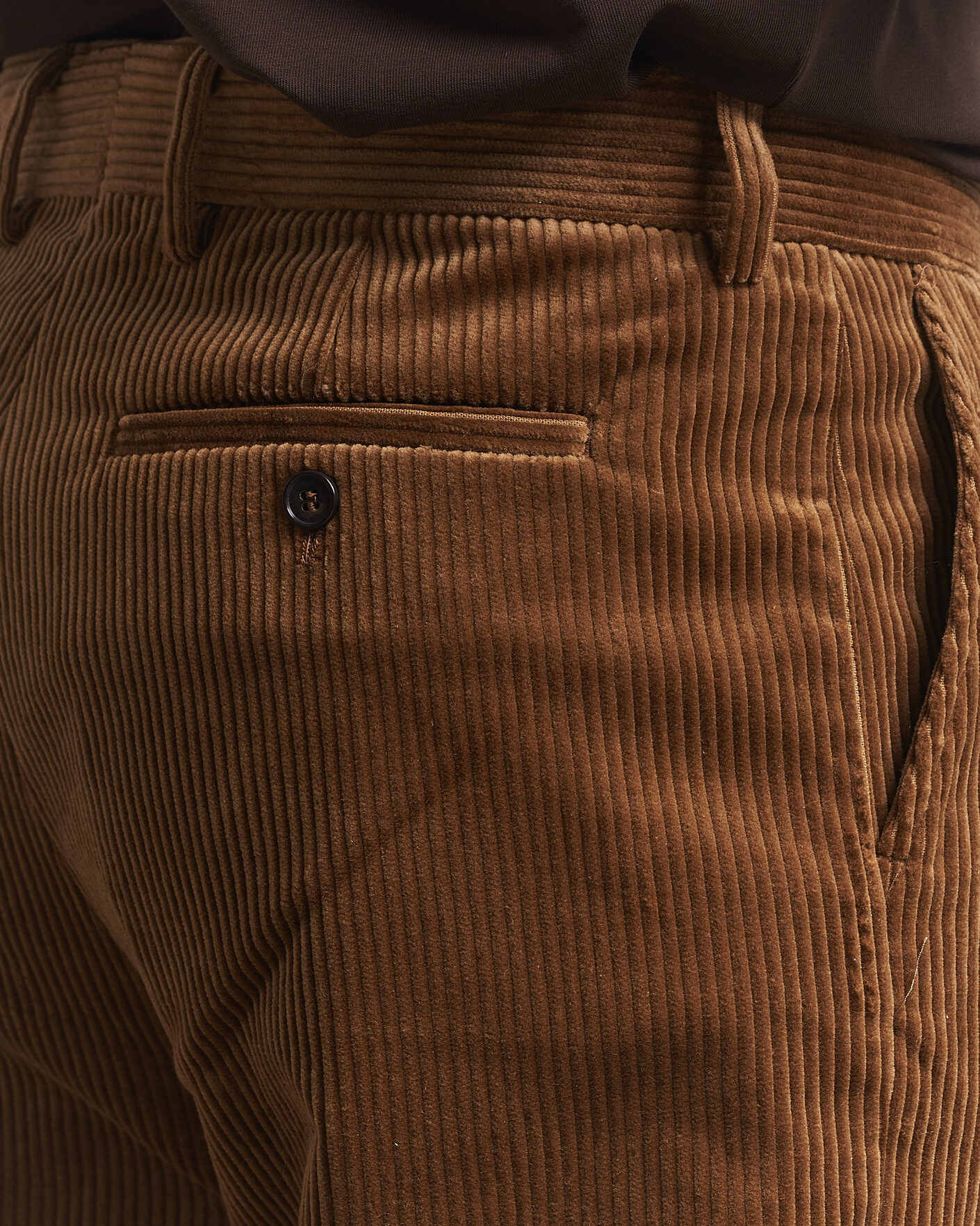 Herre | Bukser | Filippa K | Julian Corduroy Chino Trousers Tobacco
