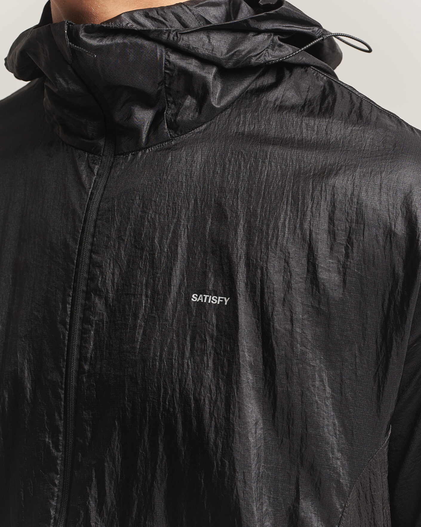 Herre | Jakker | Satisfy | Pertex Diamond Fuse Windbreaker Black