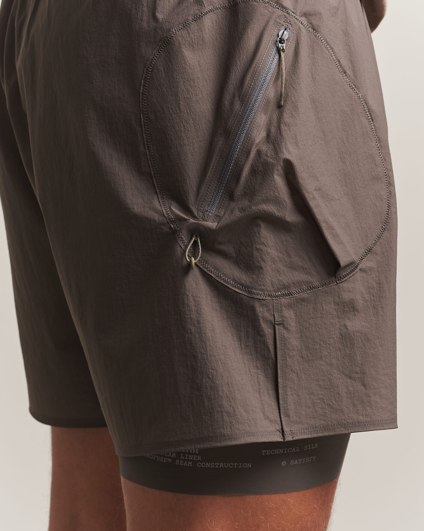 Herre | Shorts | Satisfy | Rippy Cordura 5 Inch Shorts Subterranean