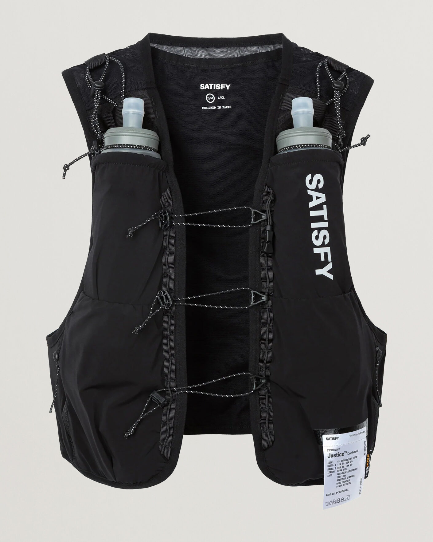 Herre | Active Assesoarer | Satisfy | TechSilk Drift Cordura 5L Hydration Vest Black