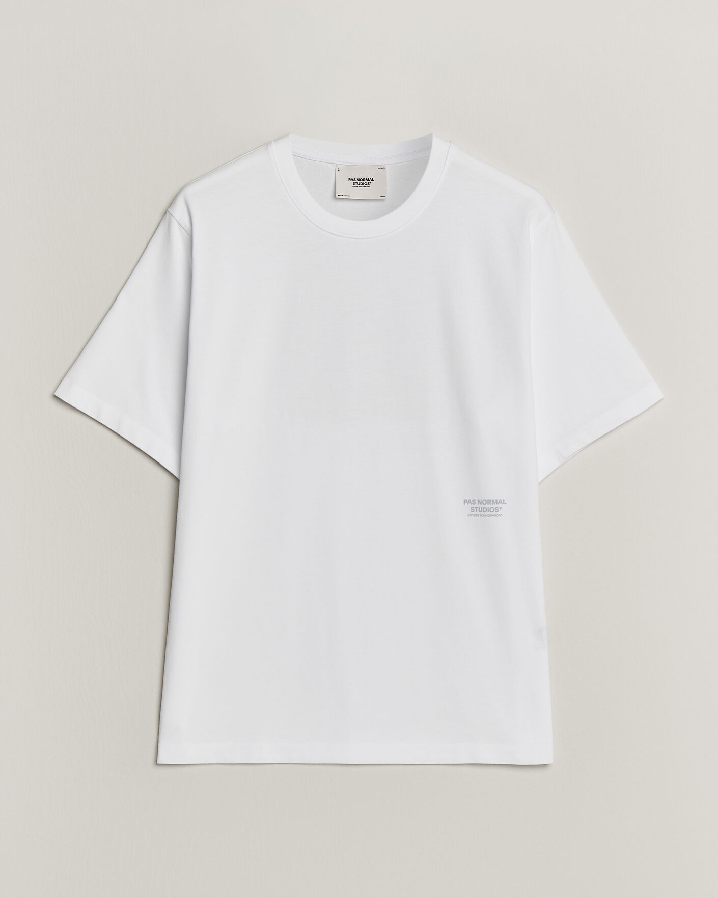 Herre | T-Shirts | Pas Normal Studios | Off-Race Graphic T-Shirt White