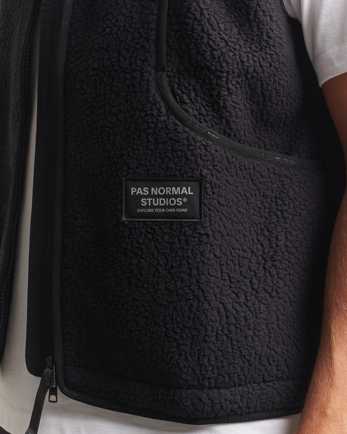 Herre | Gensere | Pas Normal Studios | Off-Race Pile Fleece Black