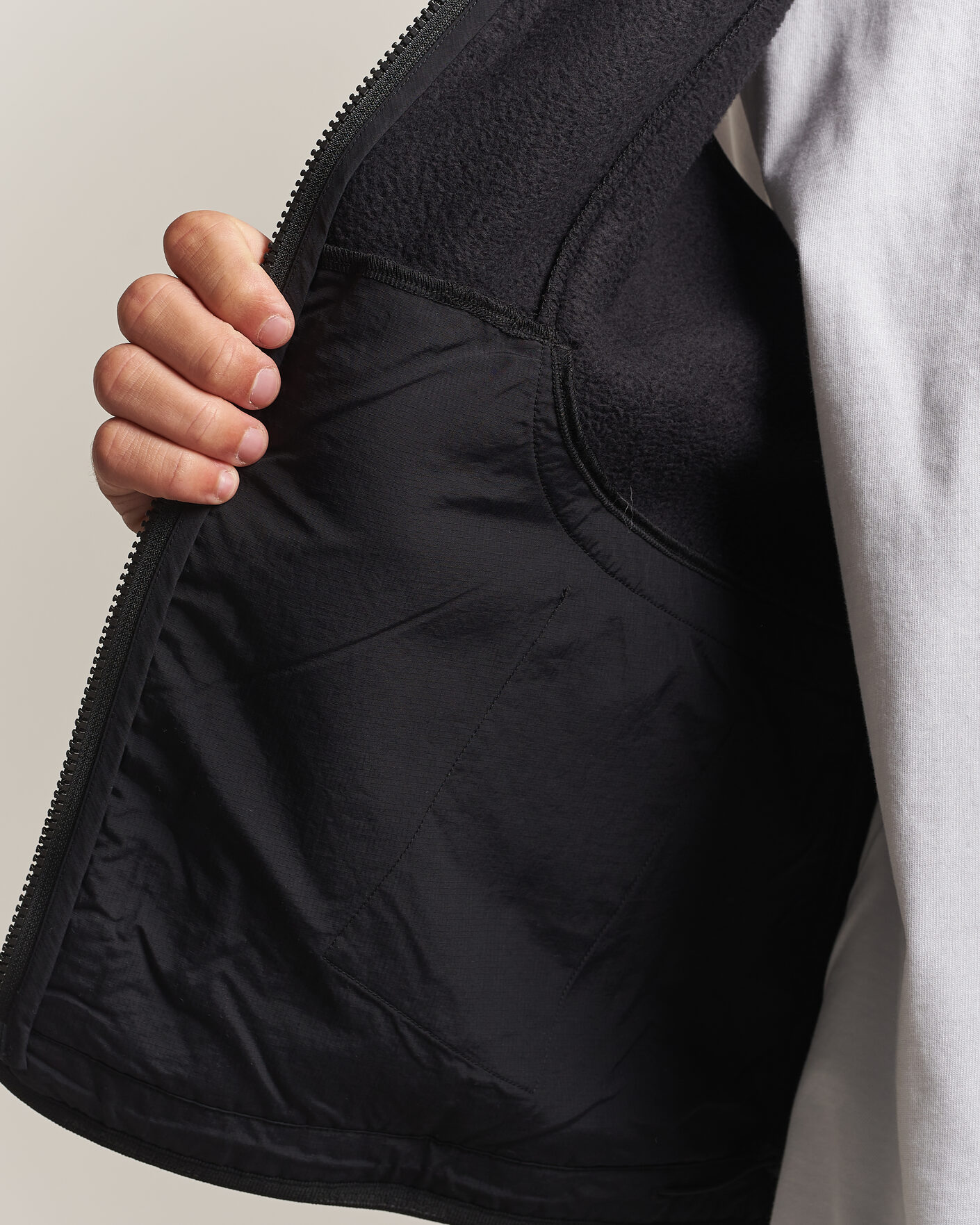 Herre | Gensere | Pas Normal Studios | Off-Race Pile Fleece Black