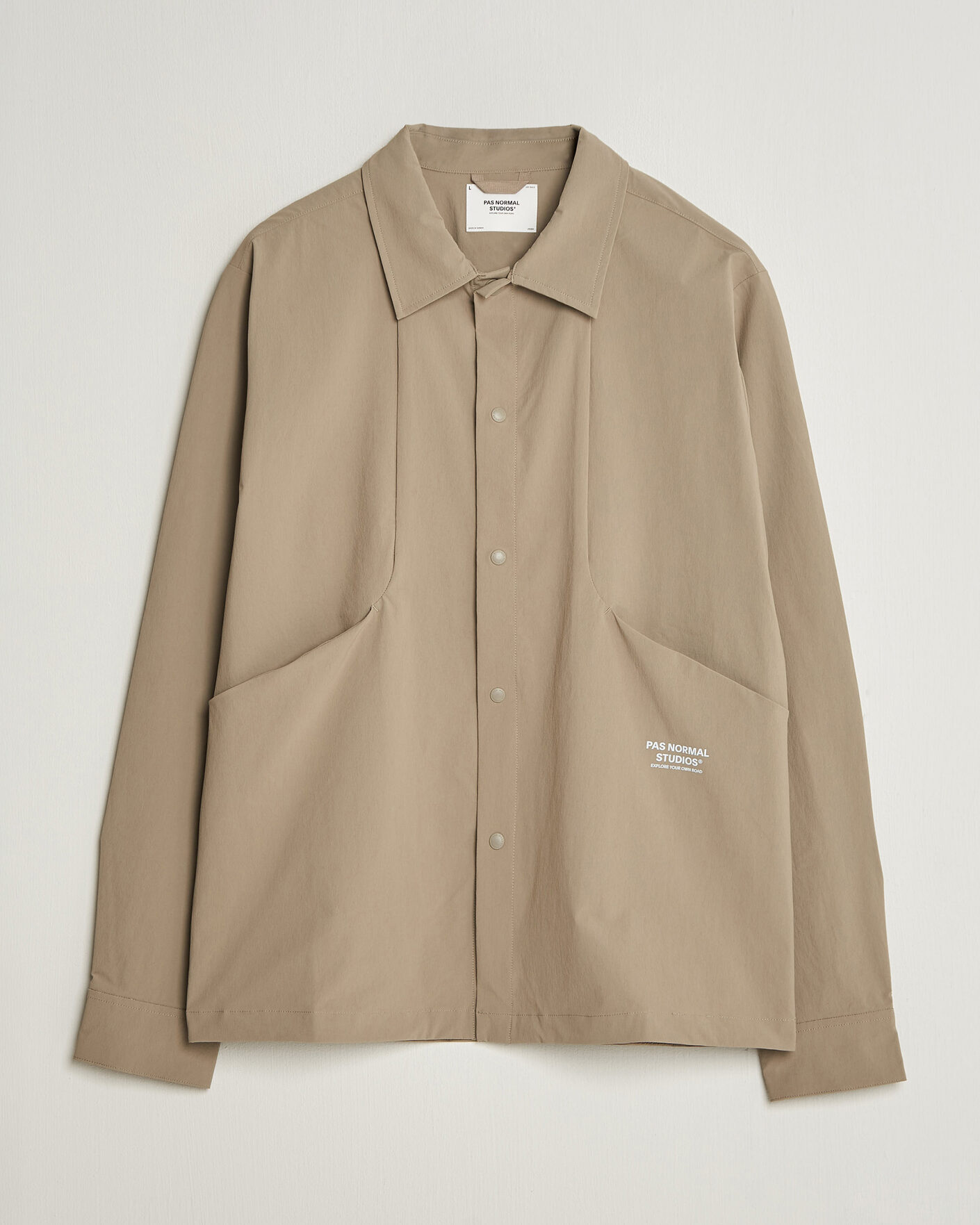 Herre | Skjorter | Pas Normal Studios | Off-Race Tech Shirt Dusty Earth